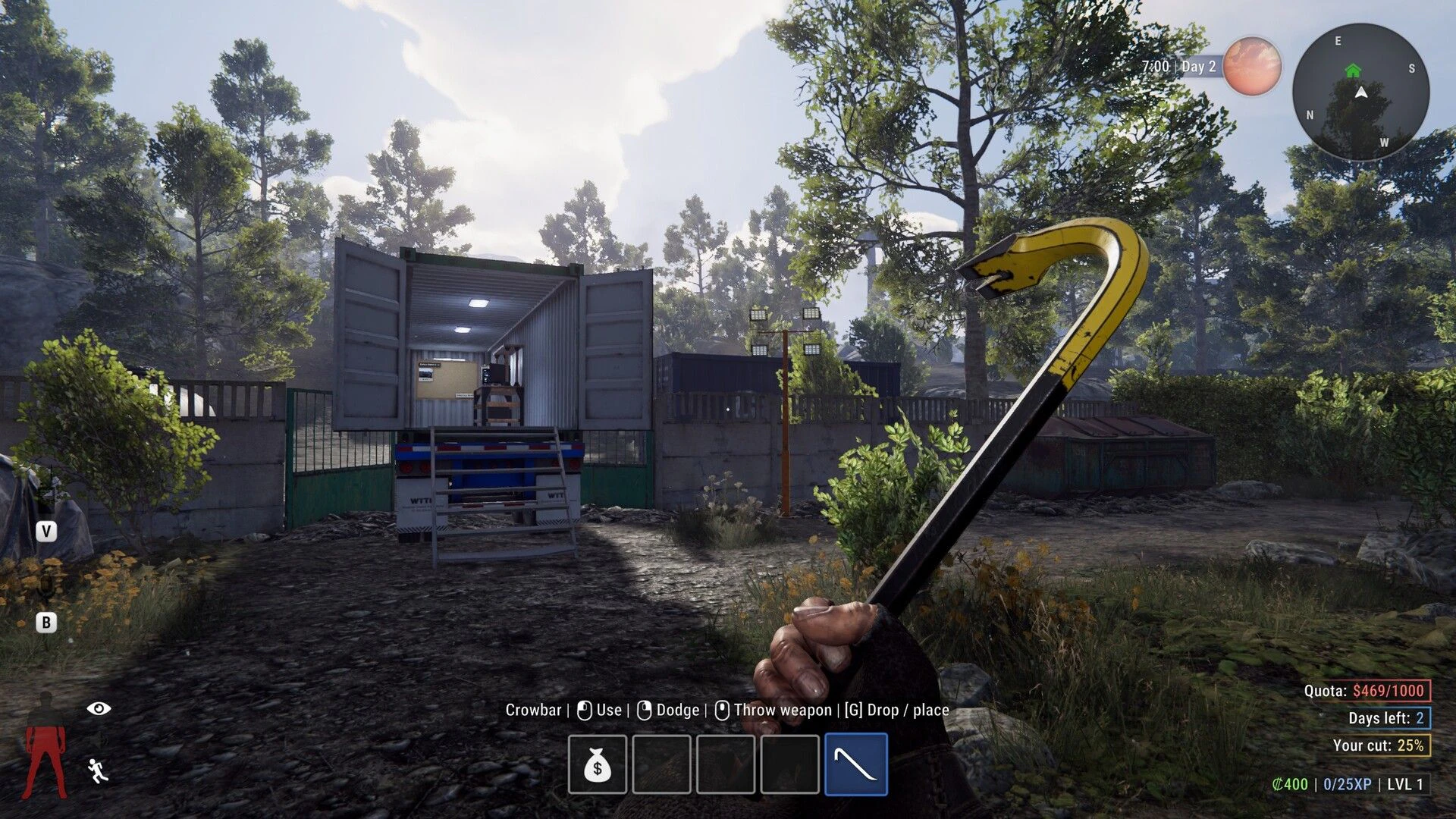 Die Grafik schwankt zwischen sehr simpel und – wie hier im Bild – sehr hübsch.