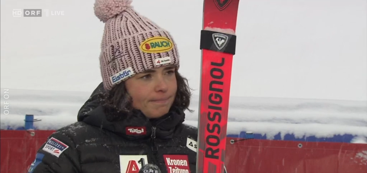 Julia Scheib schied nach einem Torfehler aus.