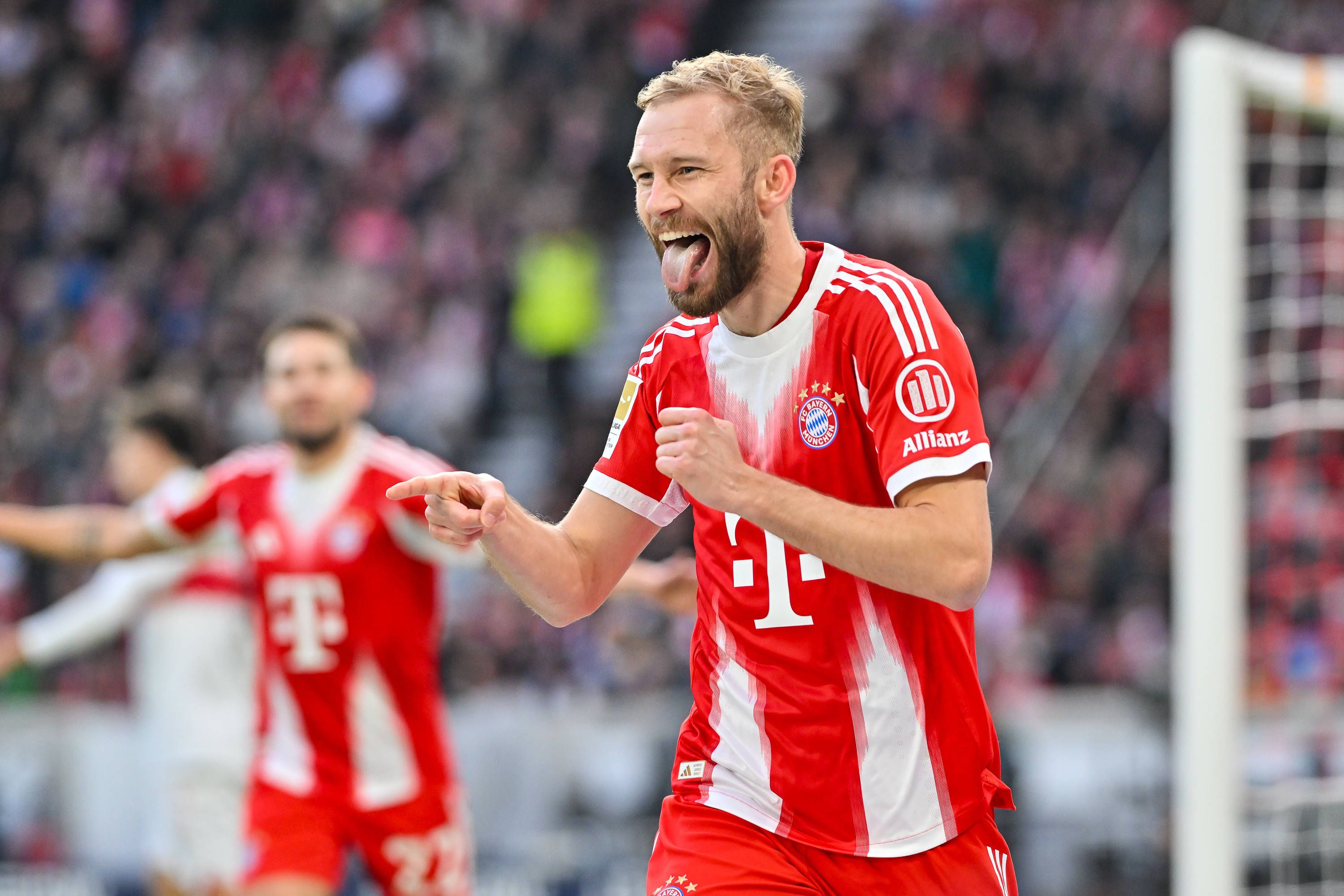 Konrad Laimer traf für die Bayern.