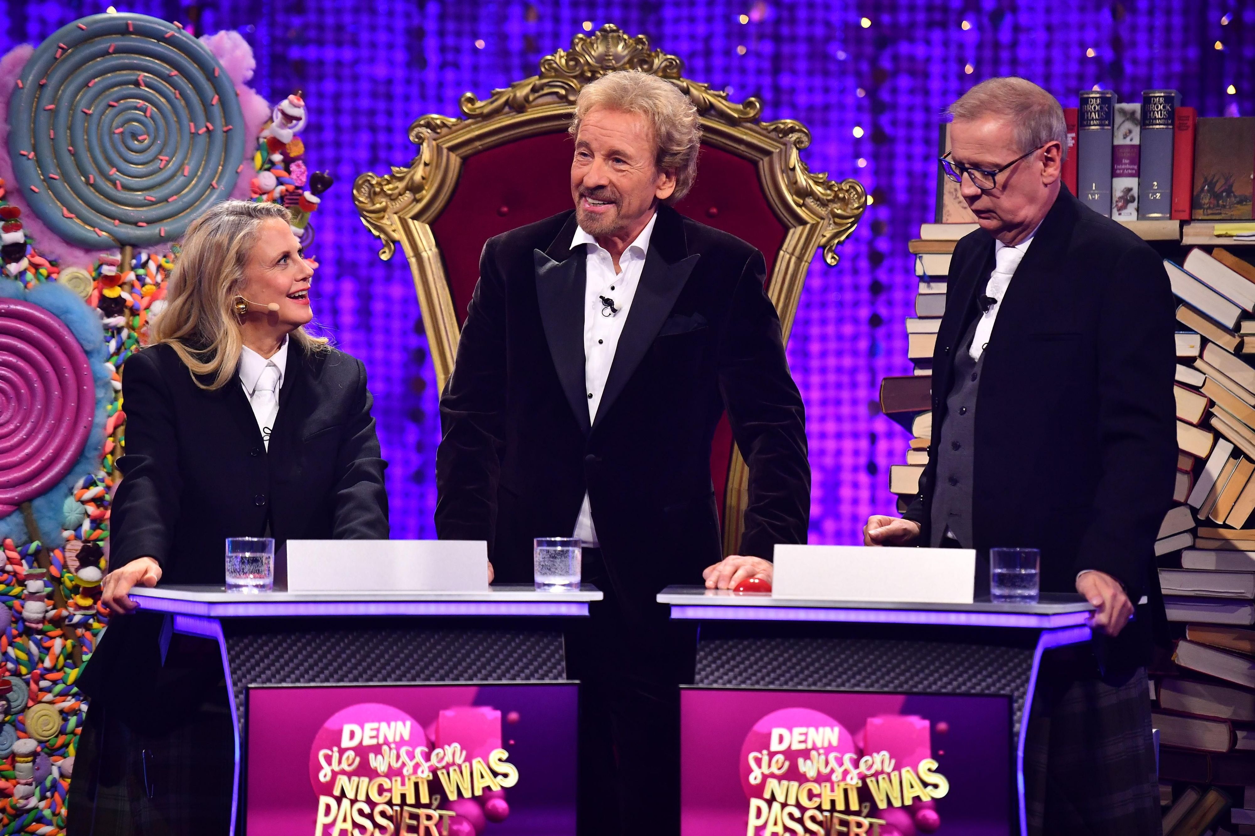 Am Samstag moderierten Schöneberger, Gottschalk und Jauch (v. l.) ein letztes Mal 