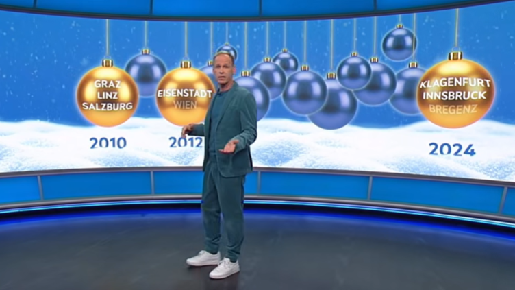 ORF-Meteorologe Marcus Wadsak über weiße Weihnachten in Österreich.