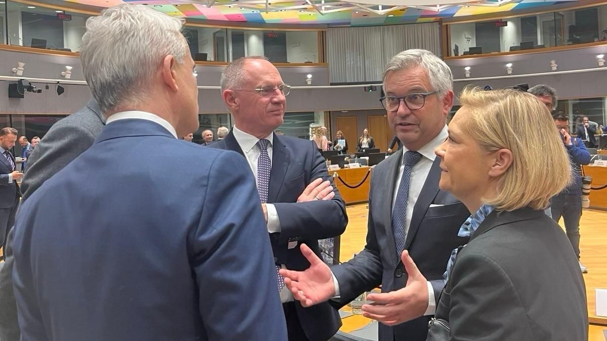 Innenminister Gerhard Karner in Brüssel