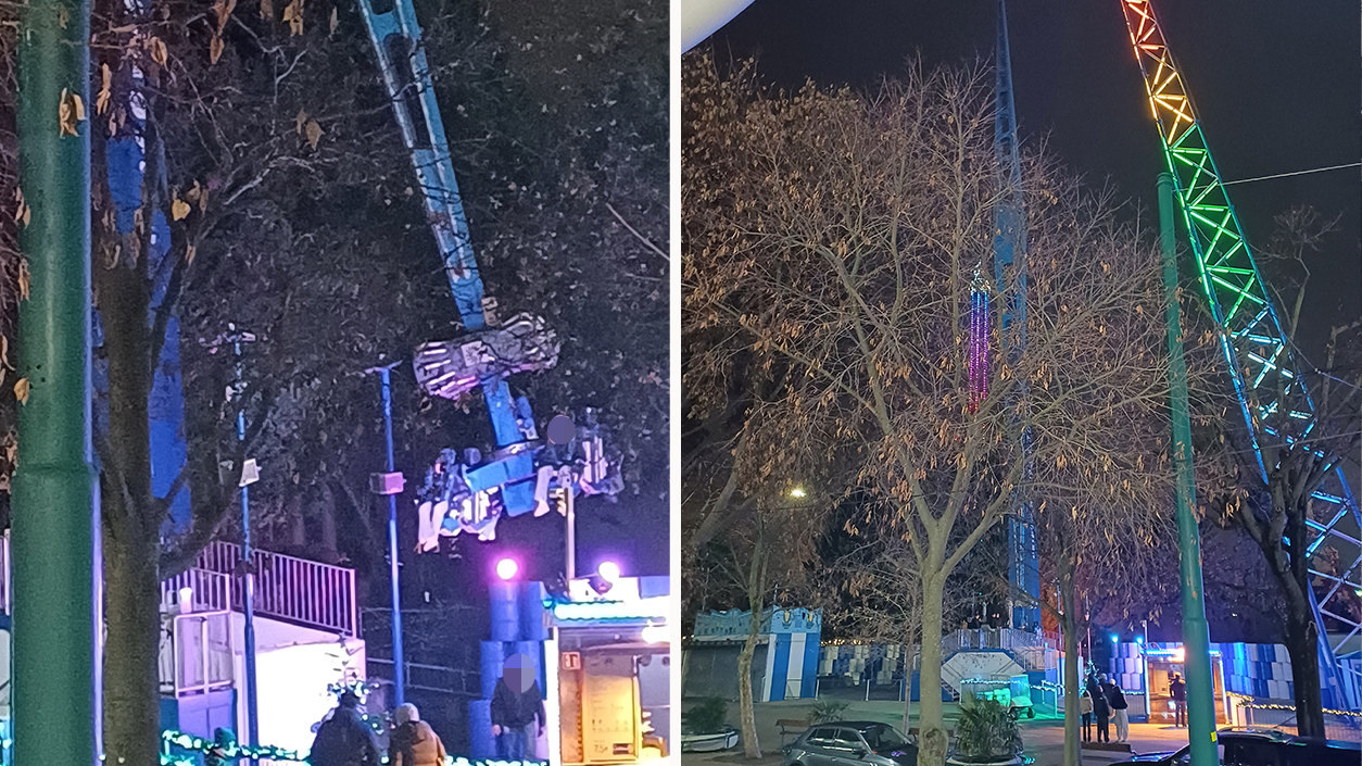 Heute.at - Hilfe! Stromausfall legt Fahrgeschäft am Prater lahm