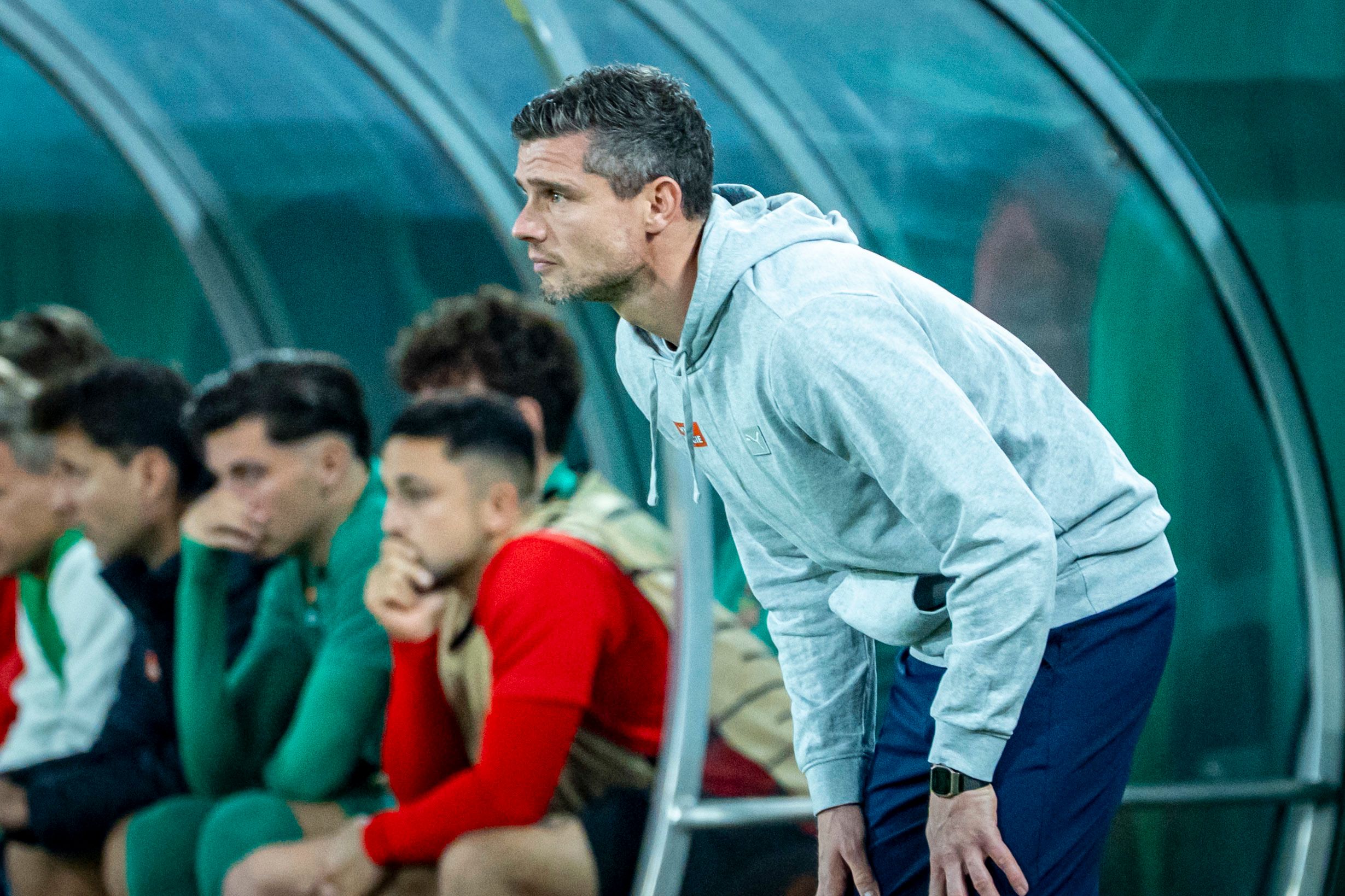 Robert Klauß, als er noch Rapid-Trainer war.