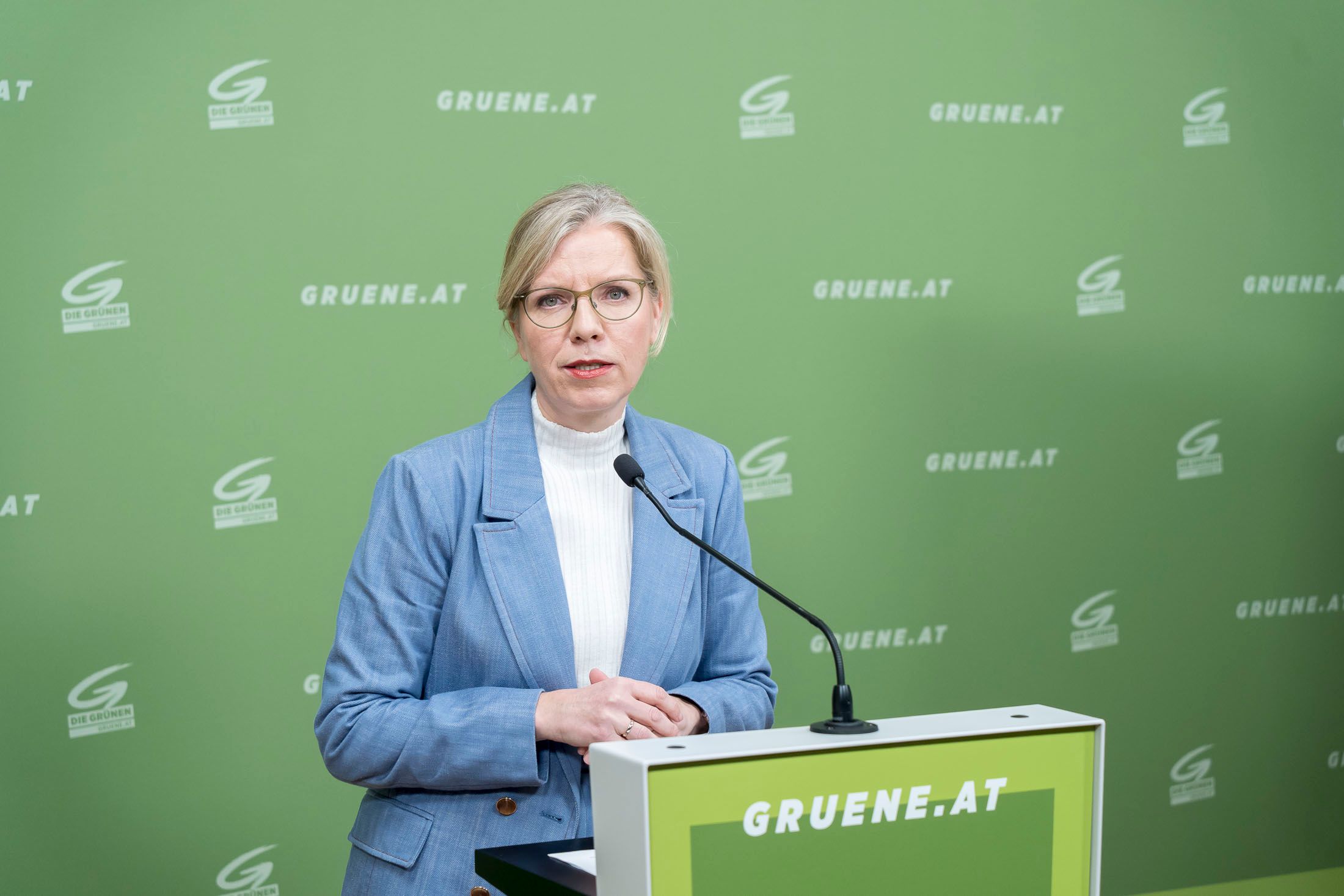 Grünen-Chefin Leonore Gewessler will keine neuen Abgaben im  Stromgesetz.