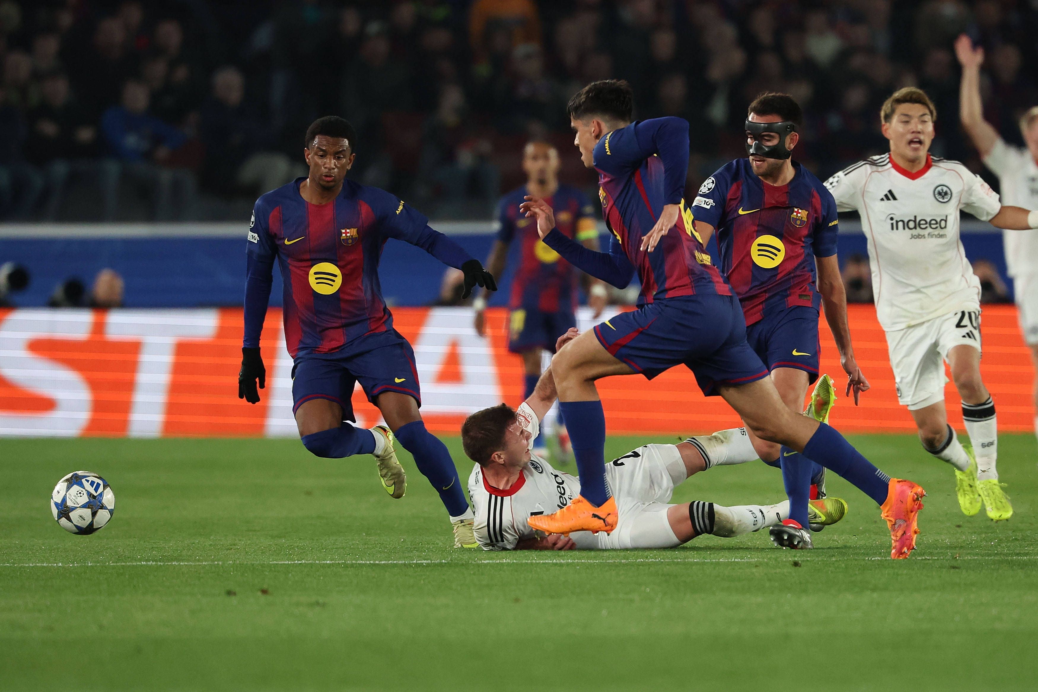 Barcelona siegte 2:1 gegen Frankfurt.