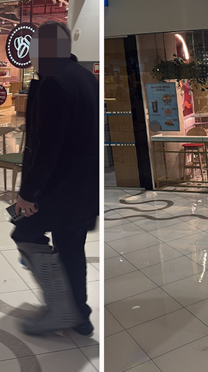 Wasserausbruch Wien Mitte: Technikfehler sorgt im Einkaufszentrum für Wasserschaden. Mitarbeiter reagieren rasch, Besucher überrascht.