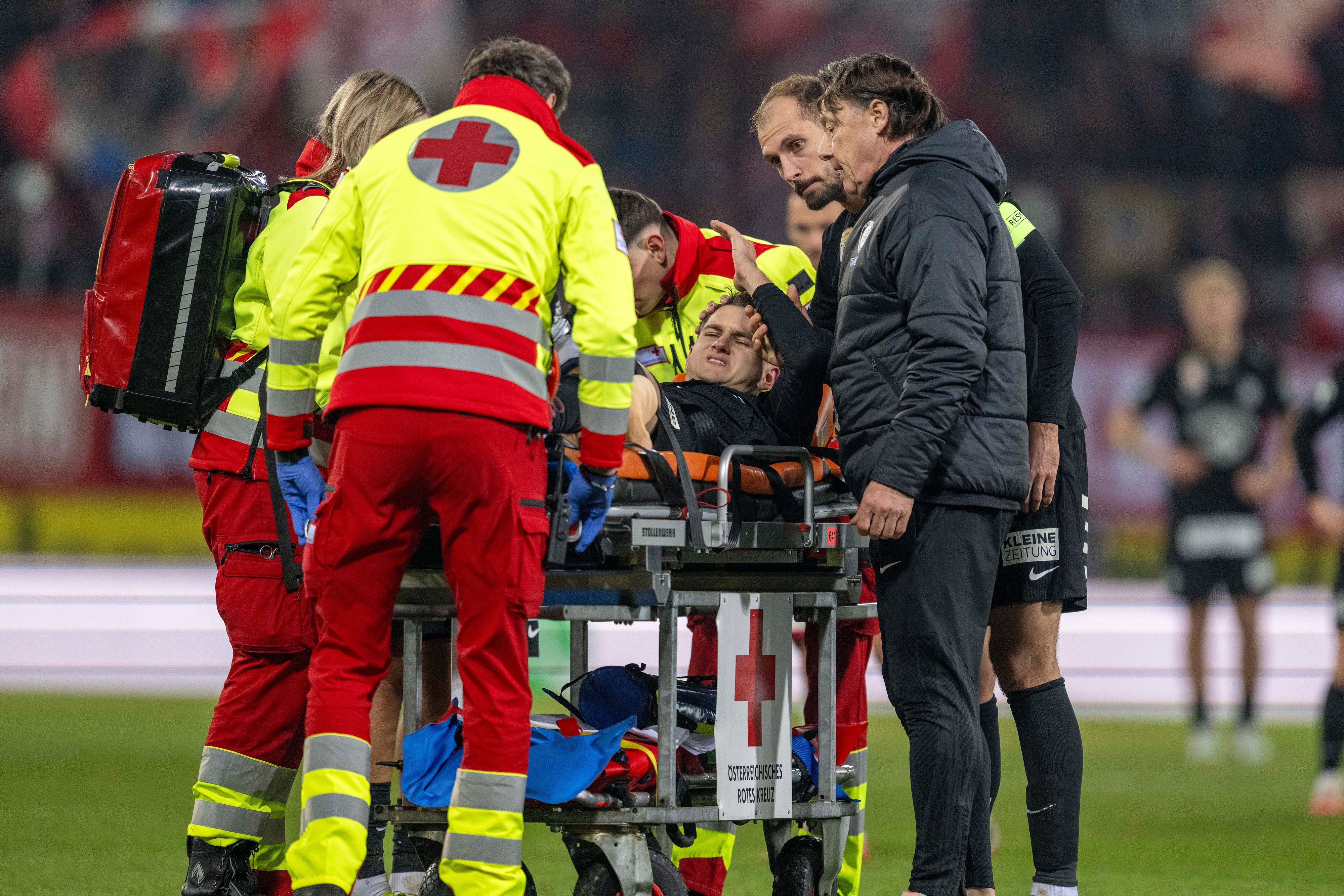 Leon Grgic verletzte sich im Derby schwer.