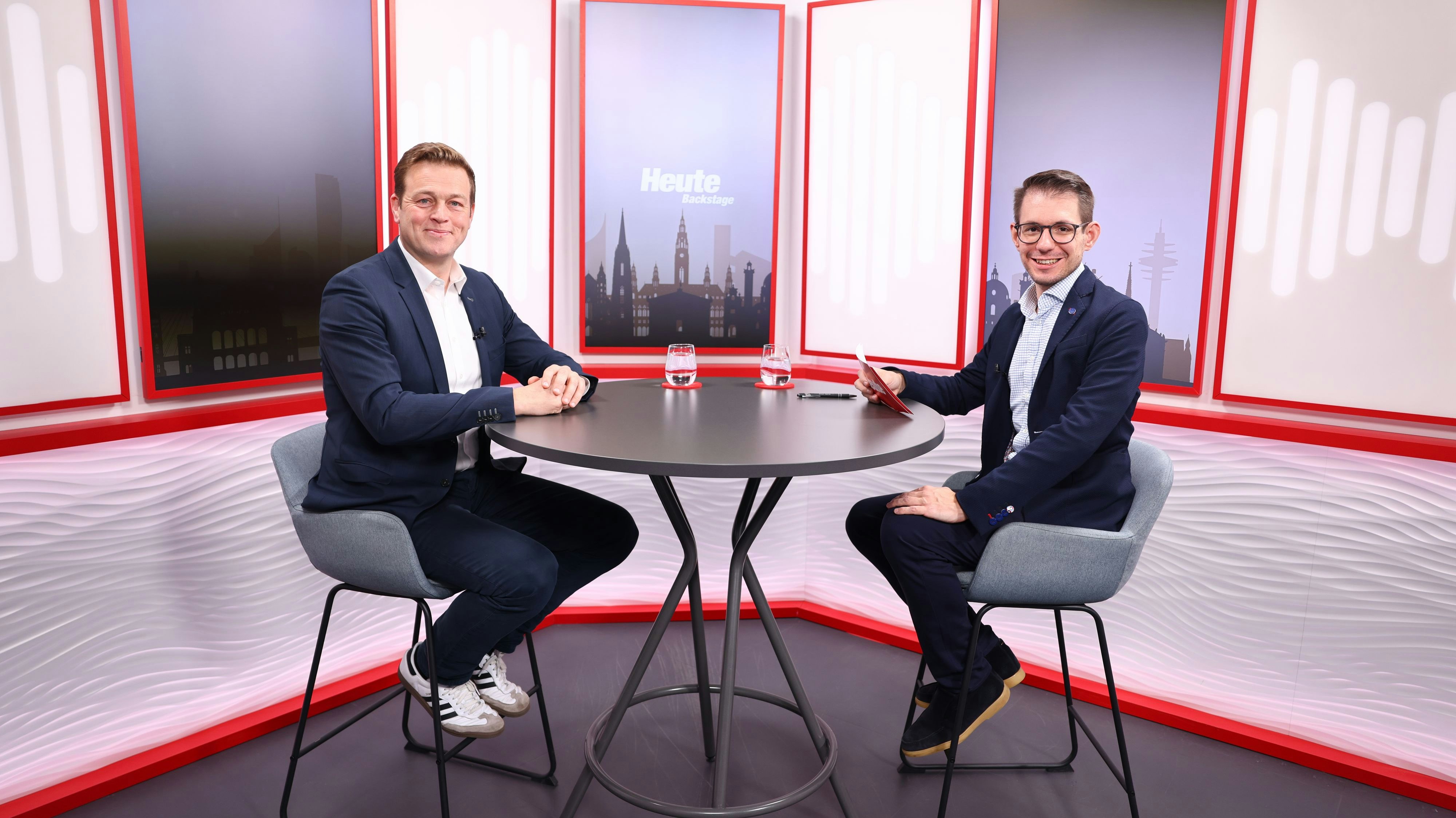 Kaineder im Interview mit "Heute"-CR Clemens Oistric