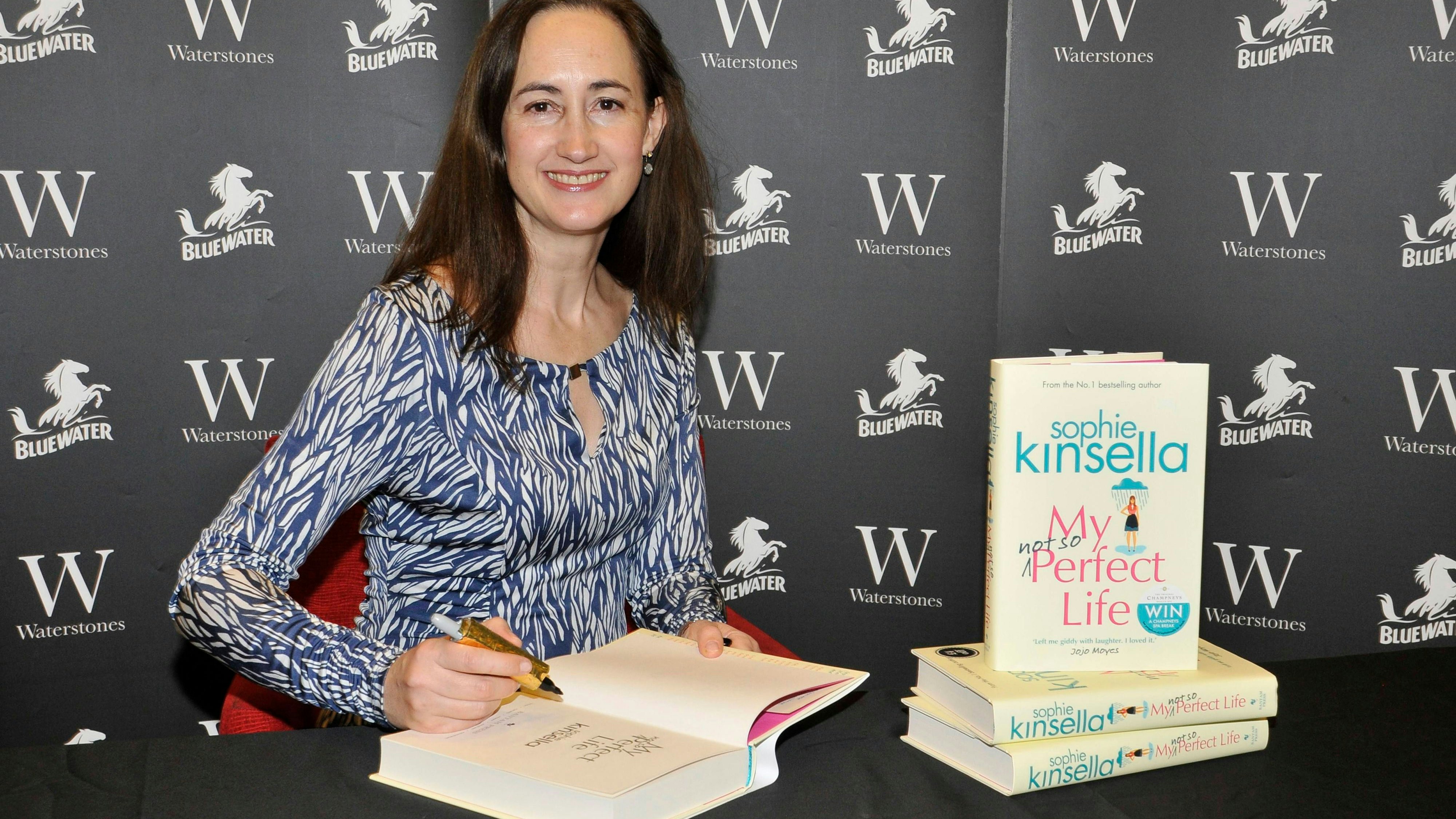Sophie Kinsella bei einer Signaturstunde 2017. 