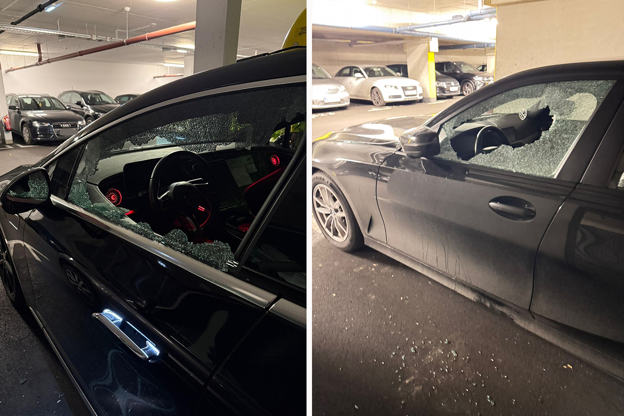 Heute.at - Autos zerstört! Vandalismus in Wiener Tiefgarage
