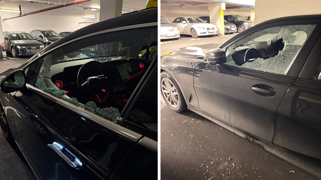Heute.at - Autos zerstört! Vandalismus in Wiener Tiefgarage