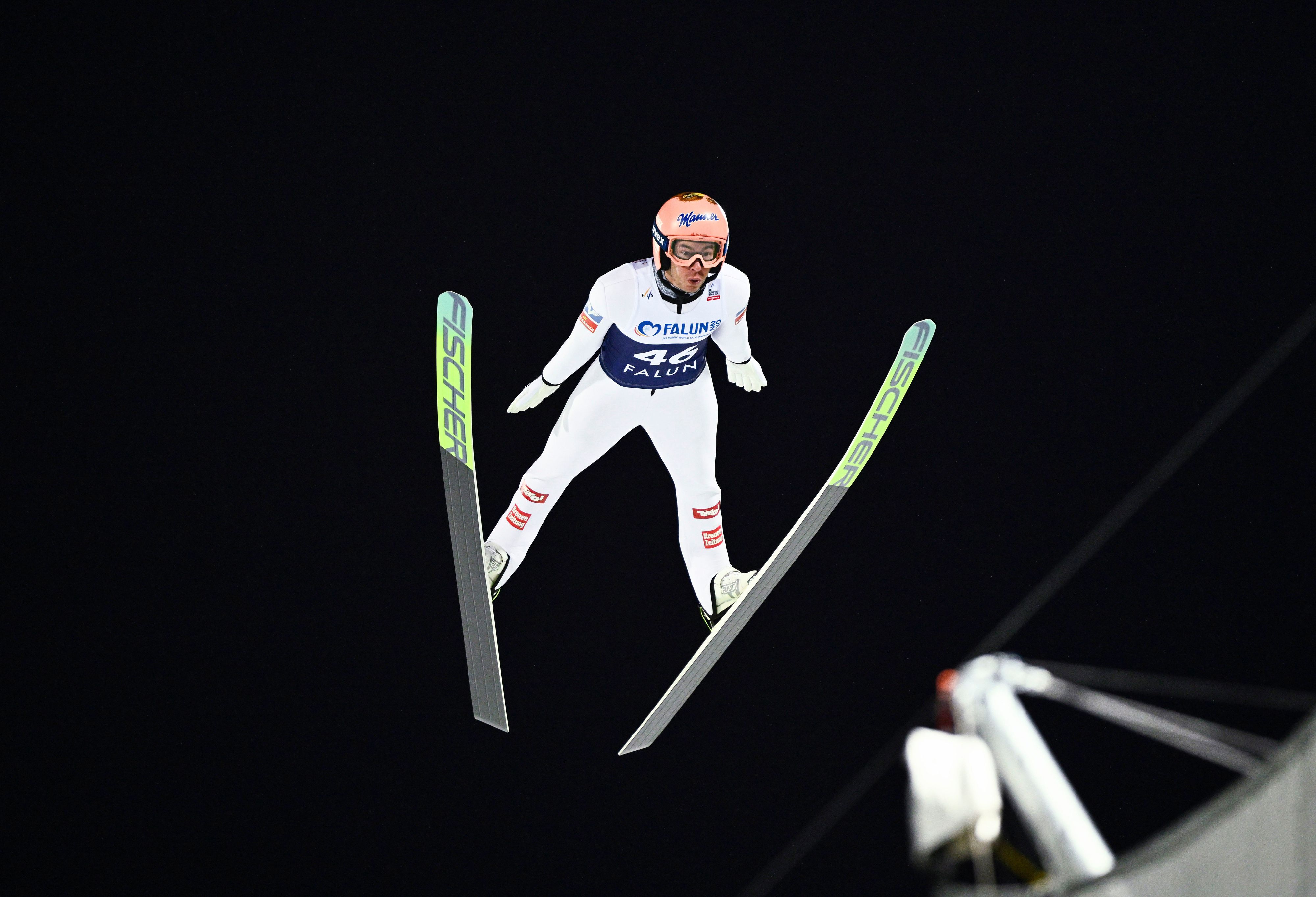 Stefan Kraft feierte in Falun ihren 46. Weltcupsieg.