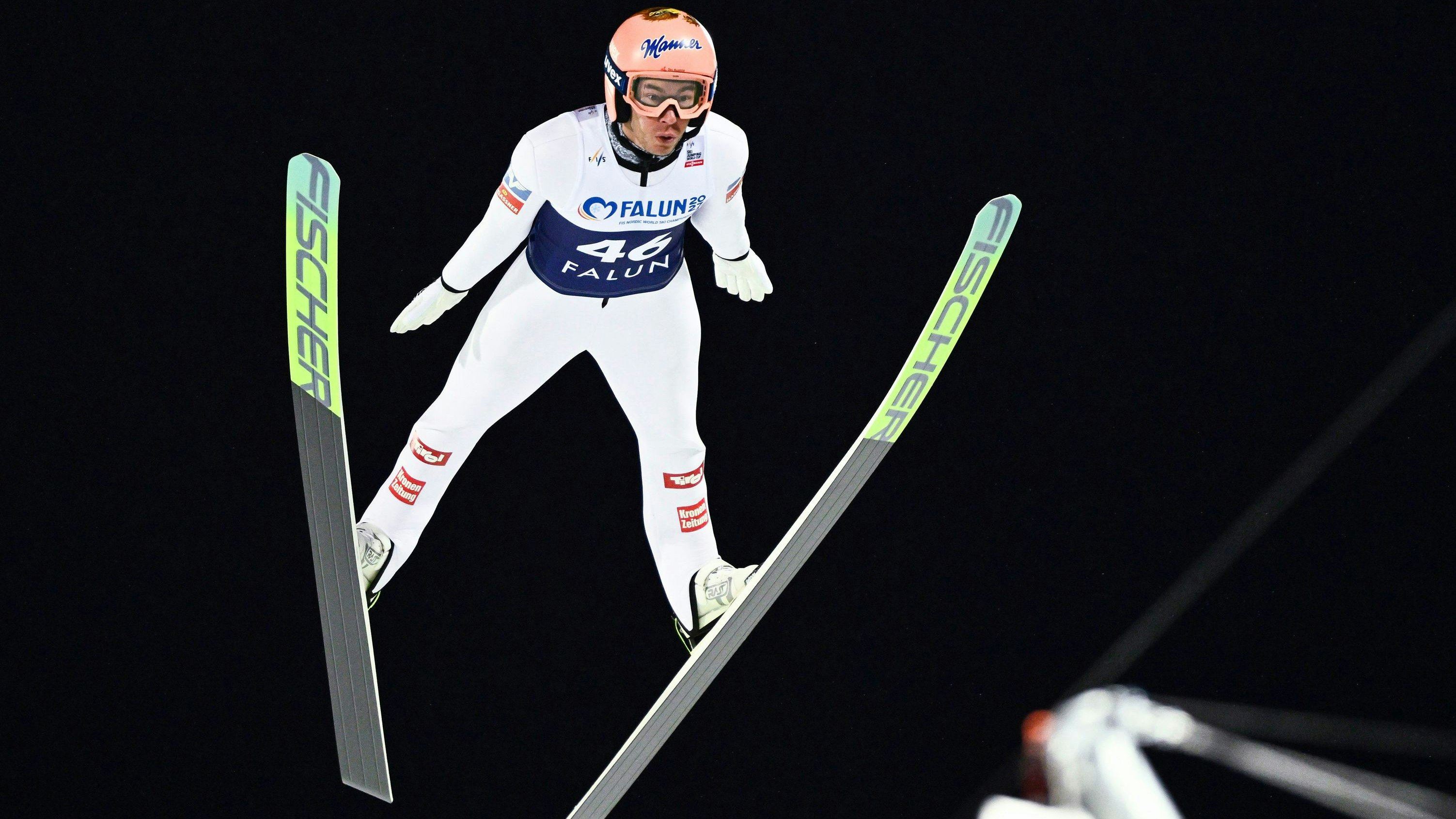 Stefan Kraft feierte in Falun ihren 46. Weltcupsieg.