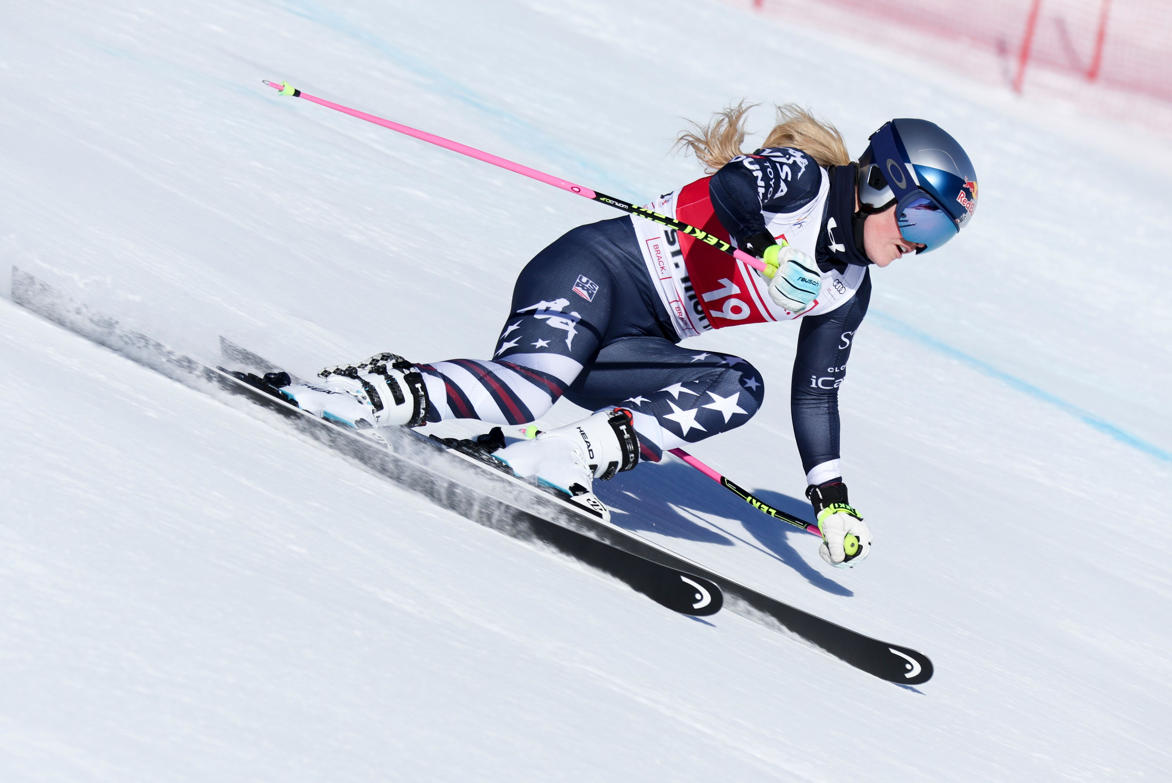 Lindsey Vonn fuhr Bestzeit.