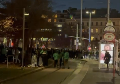 Stunden vor Match! Fans von Rapid-Gegner fluten City.