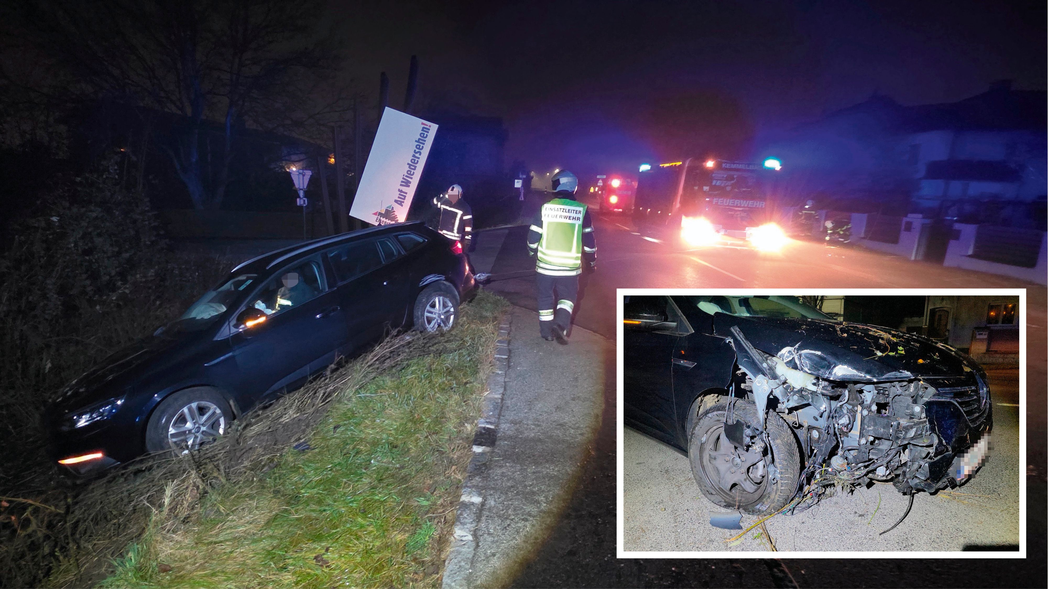 Der Lenker wurde beim Unfall verletzt.
