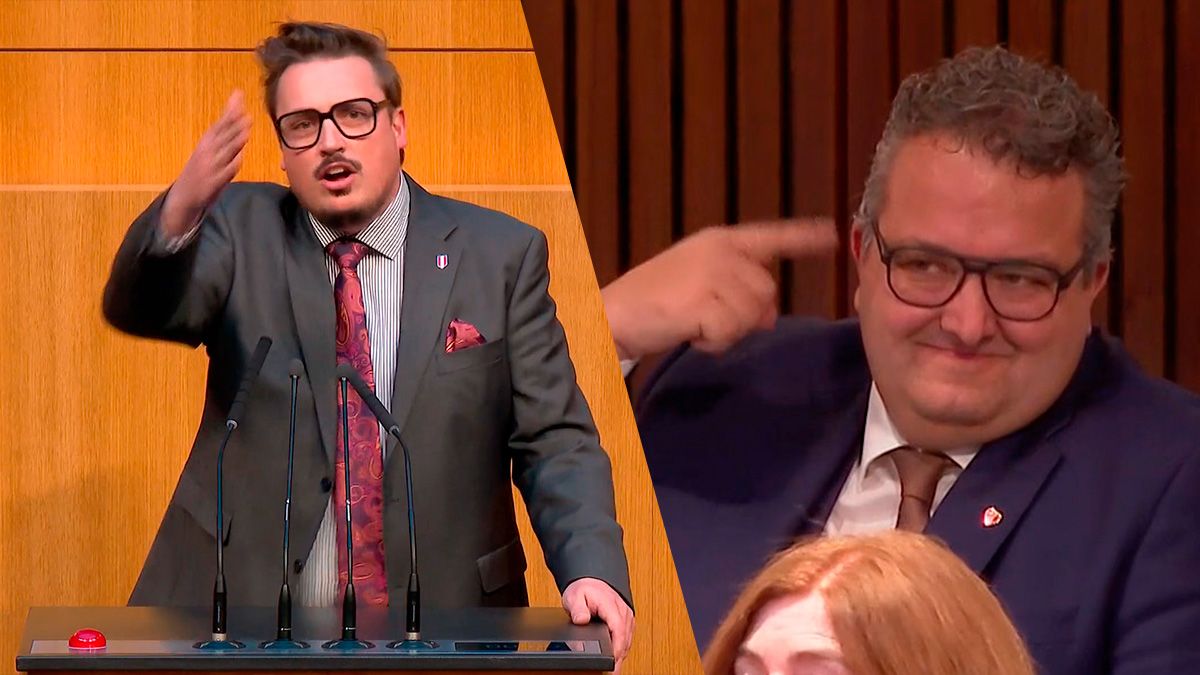 Zwischen Christoph Steiner (FPÖ, l.) und Klaus Mair (ÖVP, r.) flogen die Fetzen.