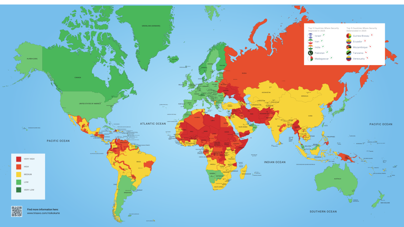 Die Risikokarte für 2026. 