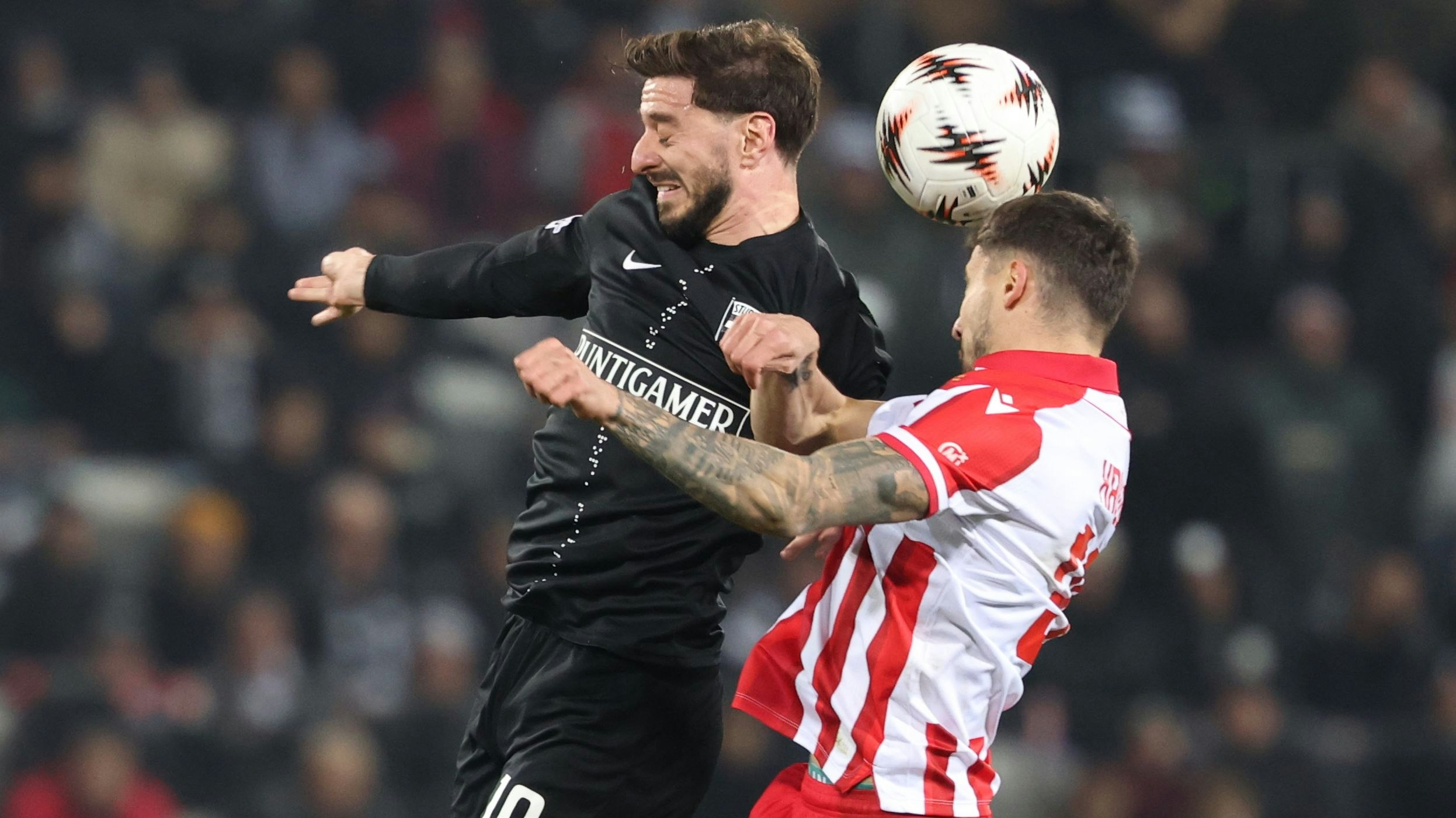 Sturm im Europa-League-Duell gegen Roter Stern Belgrad. 