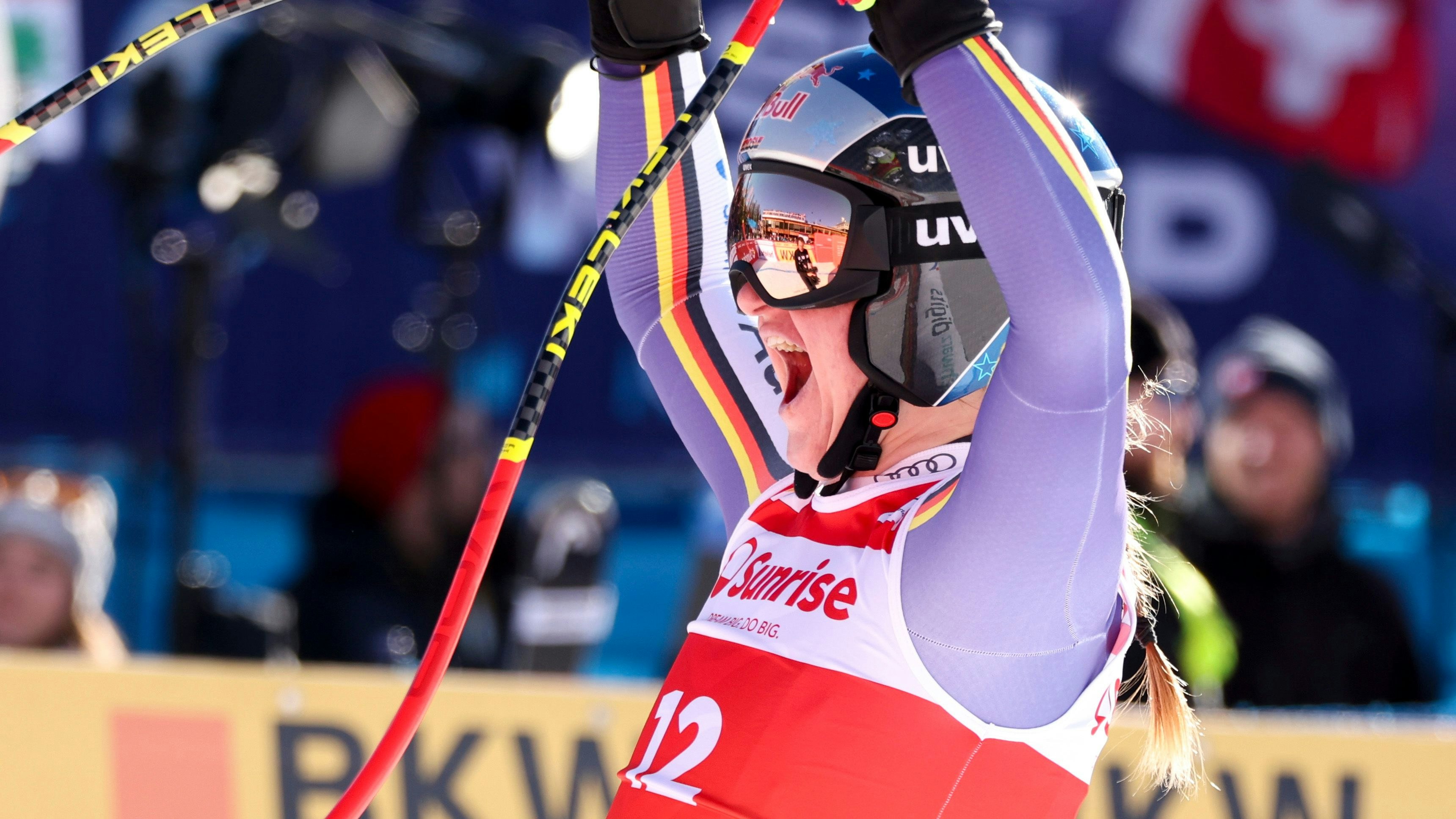 Die deutsche Top-Läuferin Emma Aicher. 