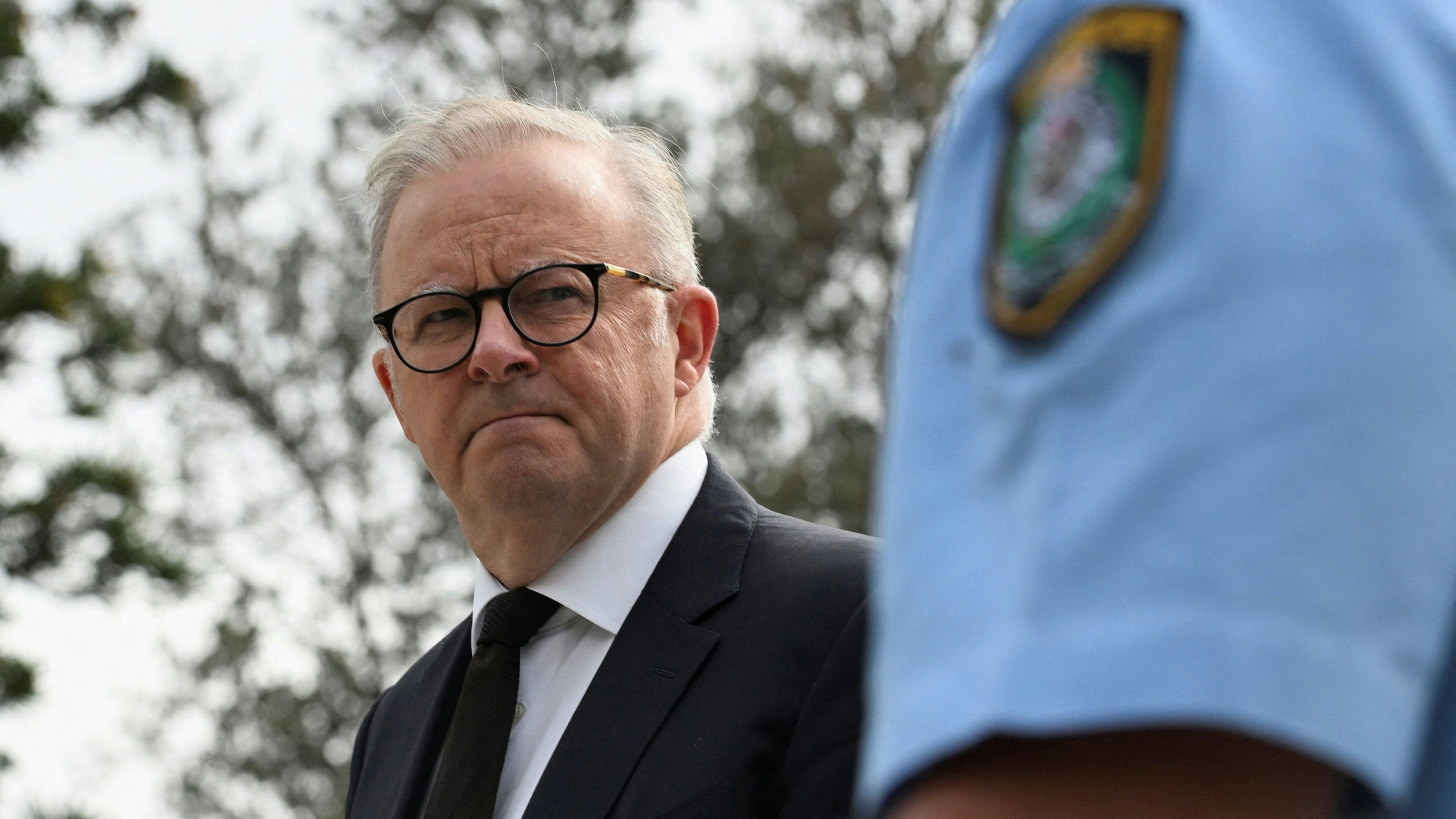 Australiens Premierminister Anthony Albanese sprach von einem „gezielten Angriff auf jüdische Australier”