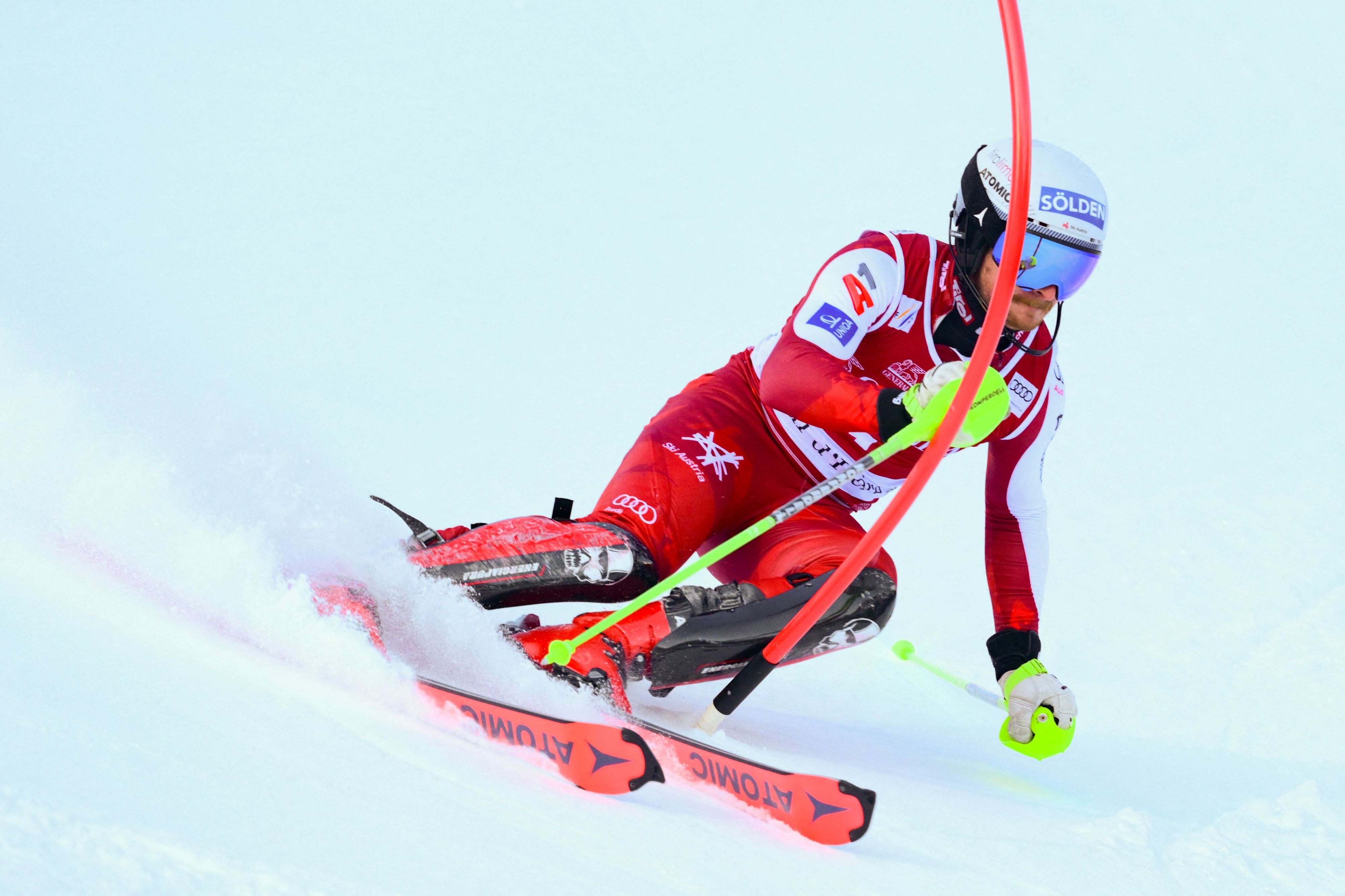 Fabio Gstrein ging mit Startnummer eins ins Rennen. 