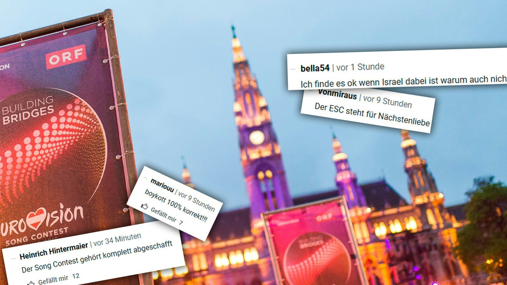 Das Thema ESC sorgt für reichlich Diskussionen.