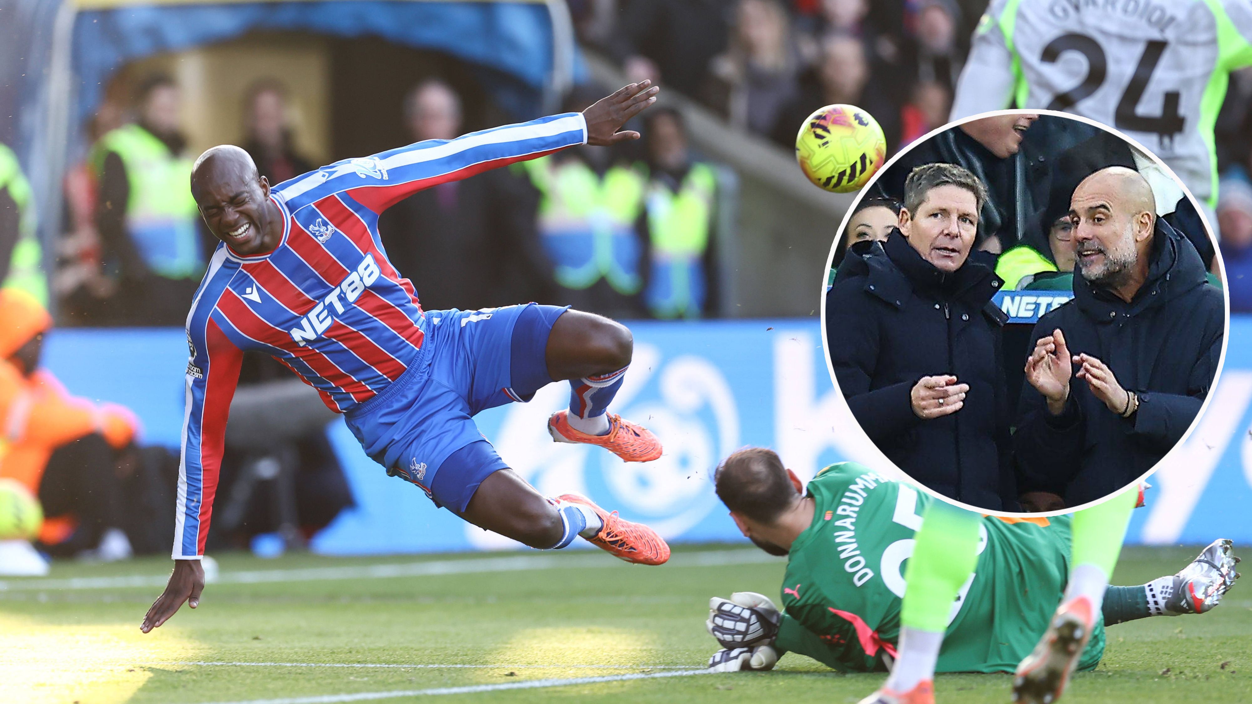 Oliver Glasner unterliegt Pep Guardiola.