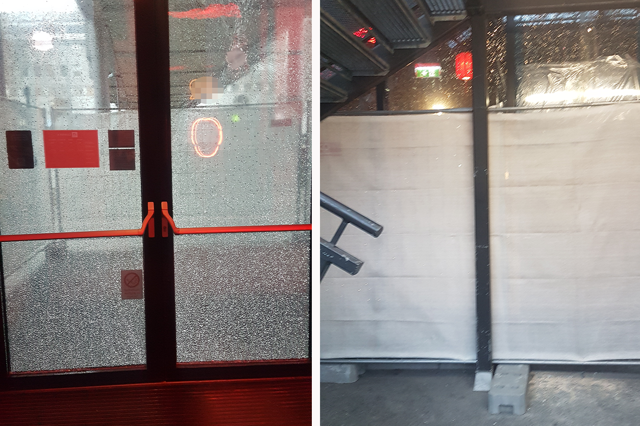 Heute.at - Geld-Streit! Gym-Kunde rastet aus, schlägt Scheiben ein