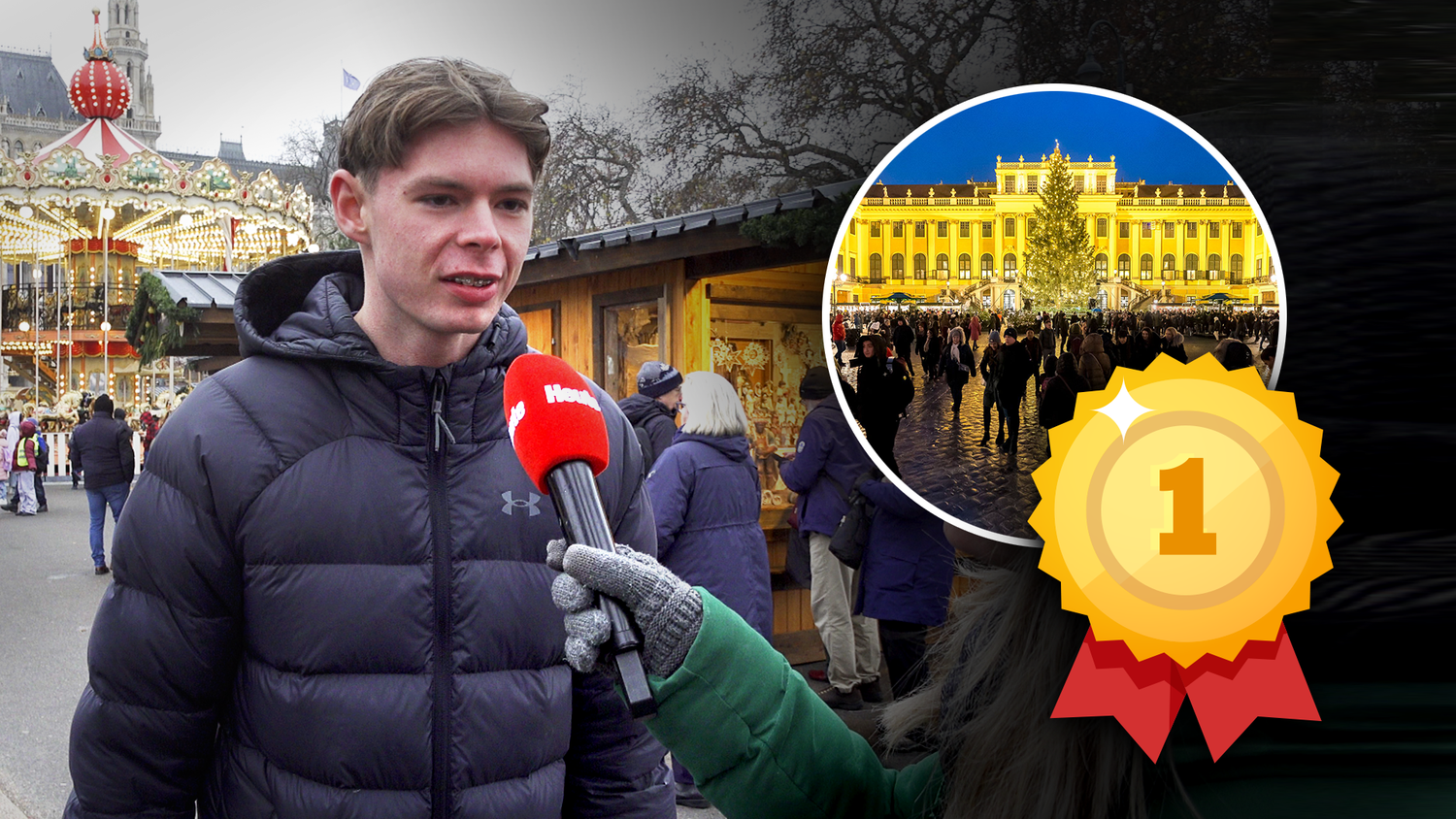 Marc über den Rathausplatz-Christkindlmarkt:&nbsp;Es ist auch mein Lieblingsmarkt hier in Wien!