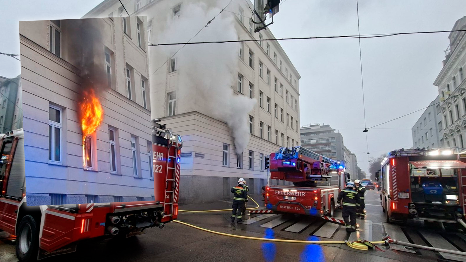 Die Feuerwehr konnte den Brand unter Kontrolle bringen.