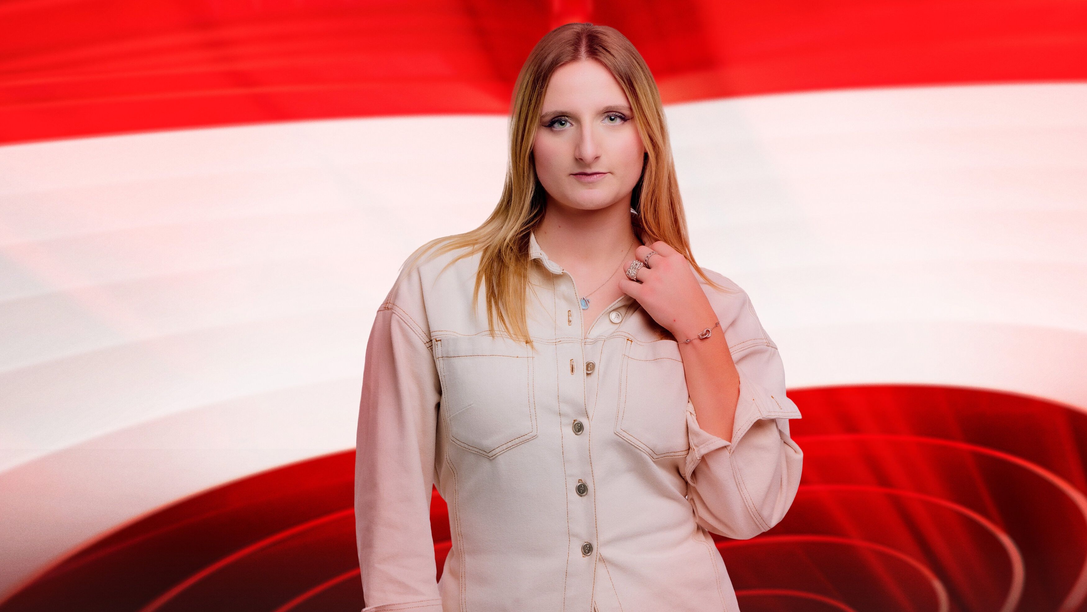 Julia Steen will mit ihrem Song "Julia" überzeugen.