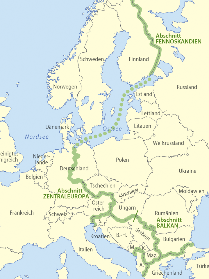 Vom Nordkap bis zum Schwarzen Meer: Das "Grüne Band" ist ein europäisches Naturparadies.