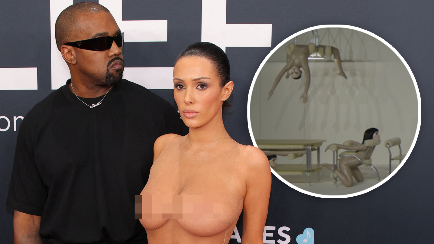 Heute.at - Bizarre Kunst! Bianca Censori zeigt gefesselte Frauen