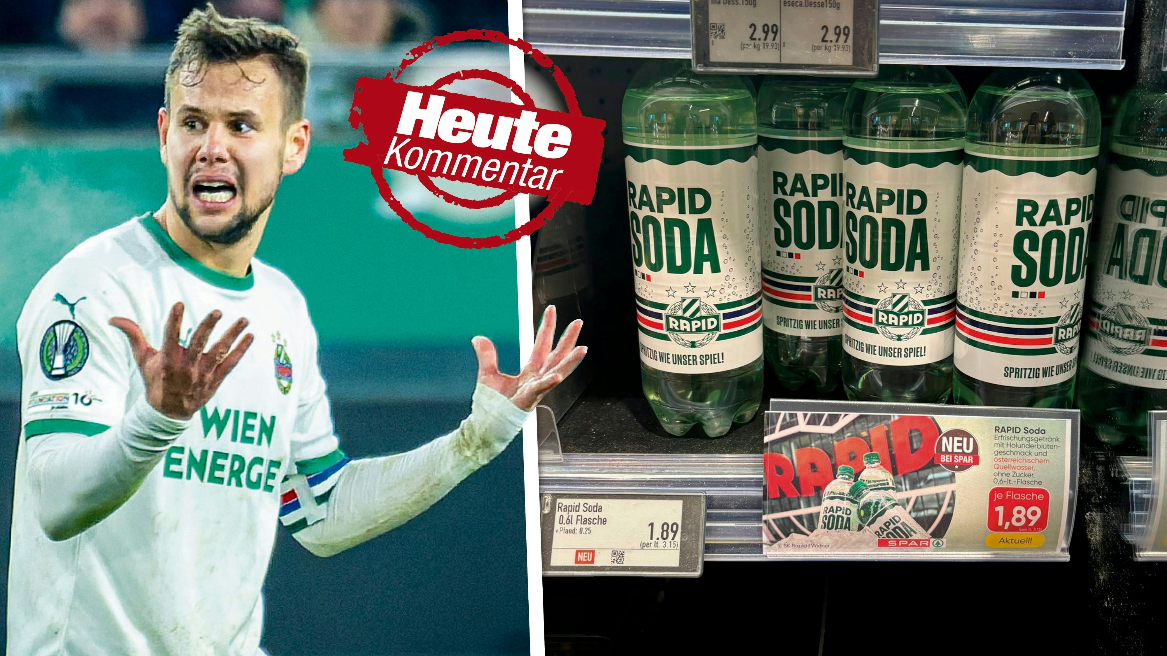 Heute.at - Rapid-Soda! So spritzig wie unser Spiel