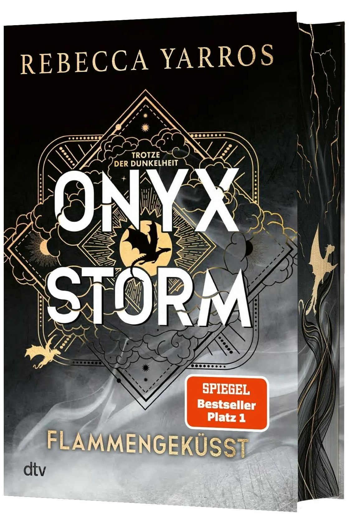 "Onyx Storm – Flammengeküsst" von Rebecca Yarros, dtv, € 29,50