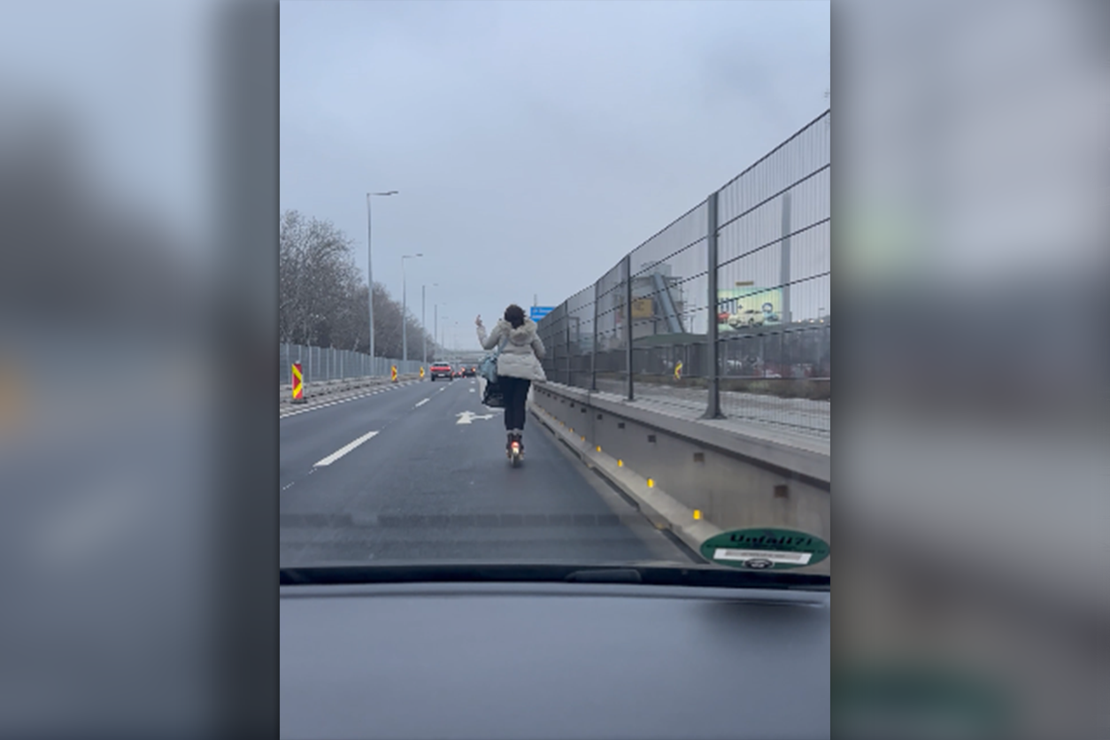 Wienerin fährt unerlaubt auf der Autobahn.