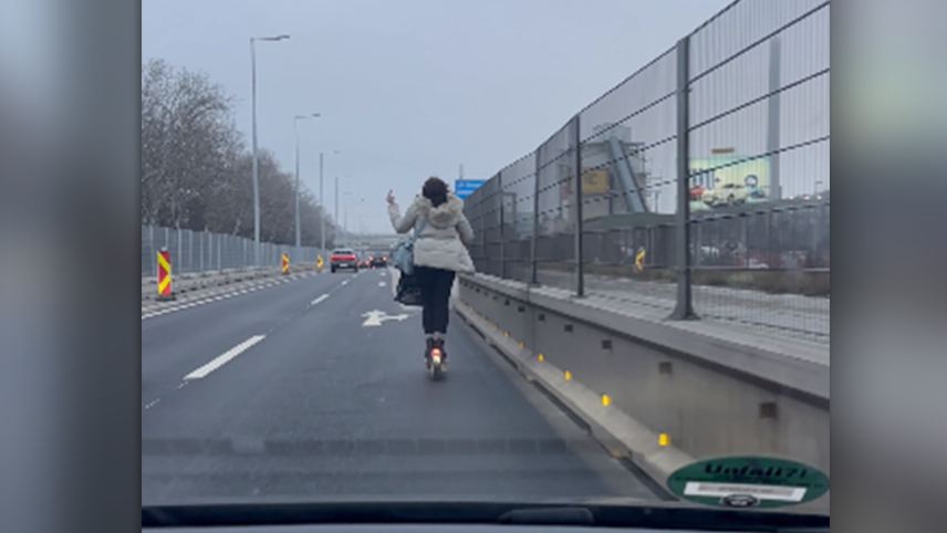 Wienerin fährt unerlaubt auf A23.