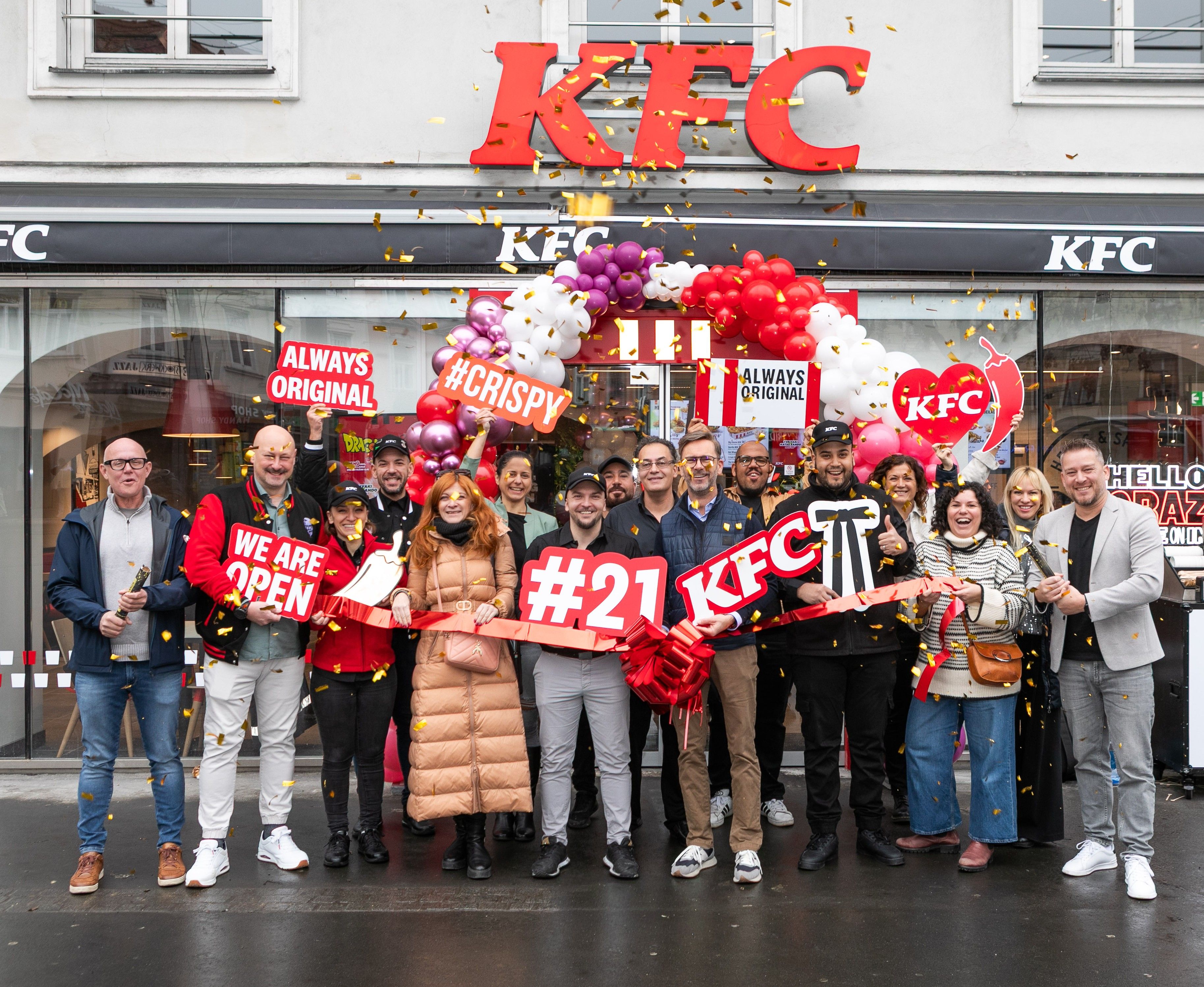 In Graz hat ein neuer KFC eröffnet – und das mit limitierten Produkten.
