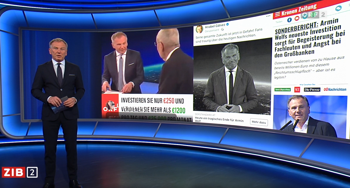 Heute.at - ORF-Star Armin Wolf plötzlich selbst in ZIB2-Beitrag