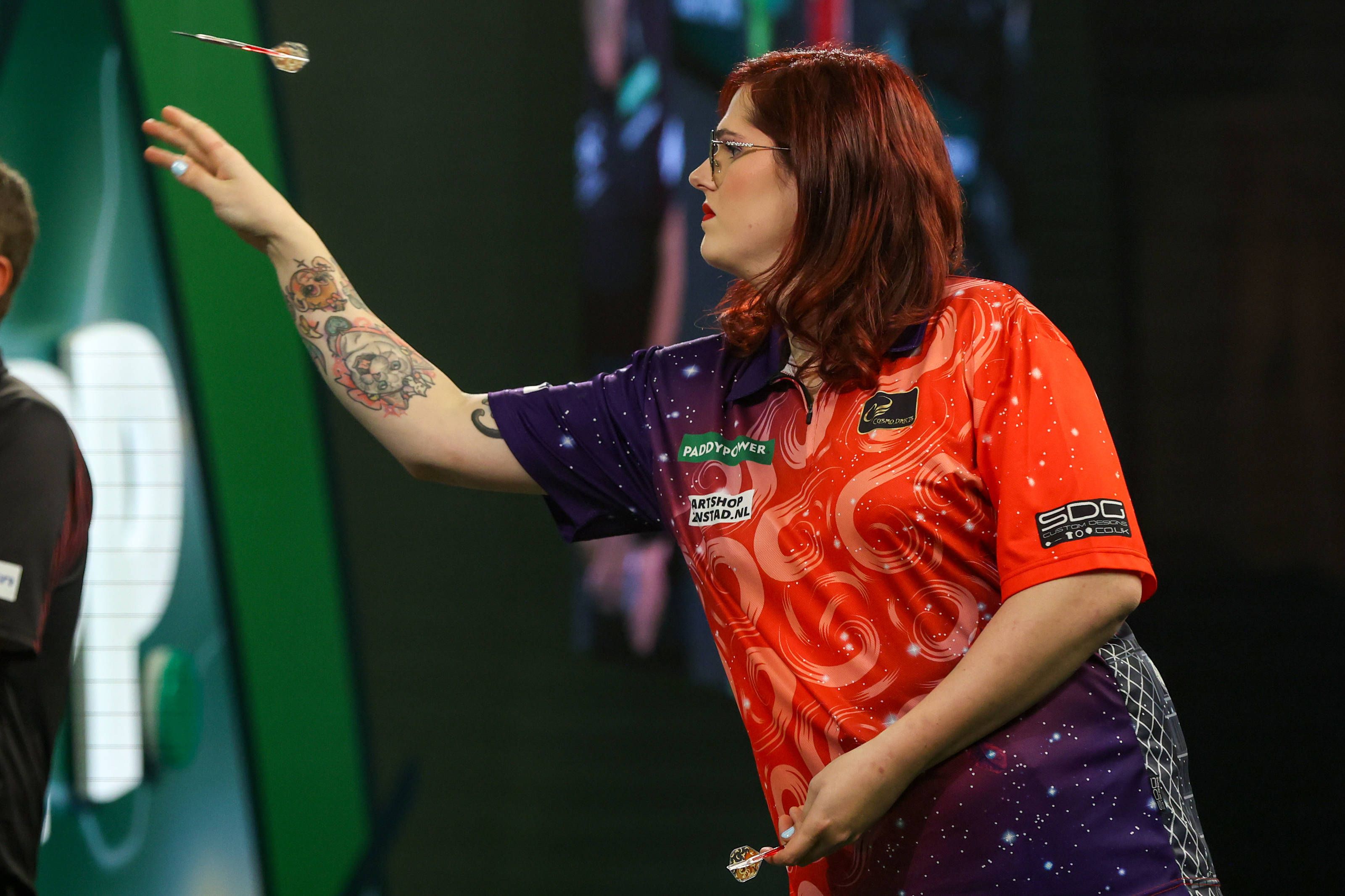 Die Niederländerin stellte sich vergeblich gegen die Niederlage gegen Wright.