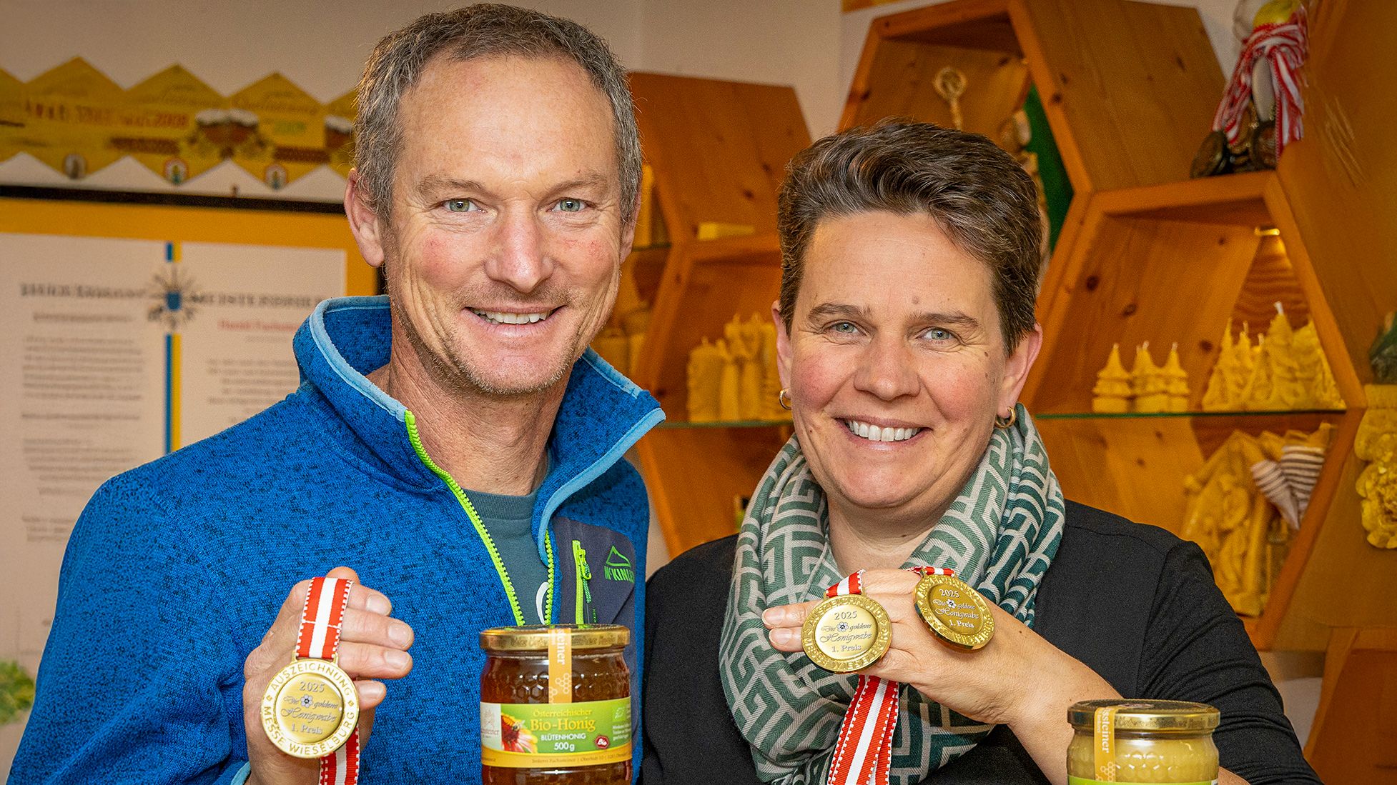 Heute.at - Bio-Imkerei aus NÖ räumt dreifach Gold ab