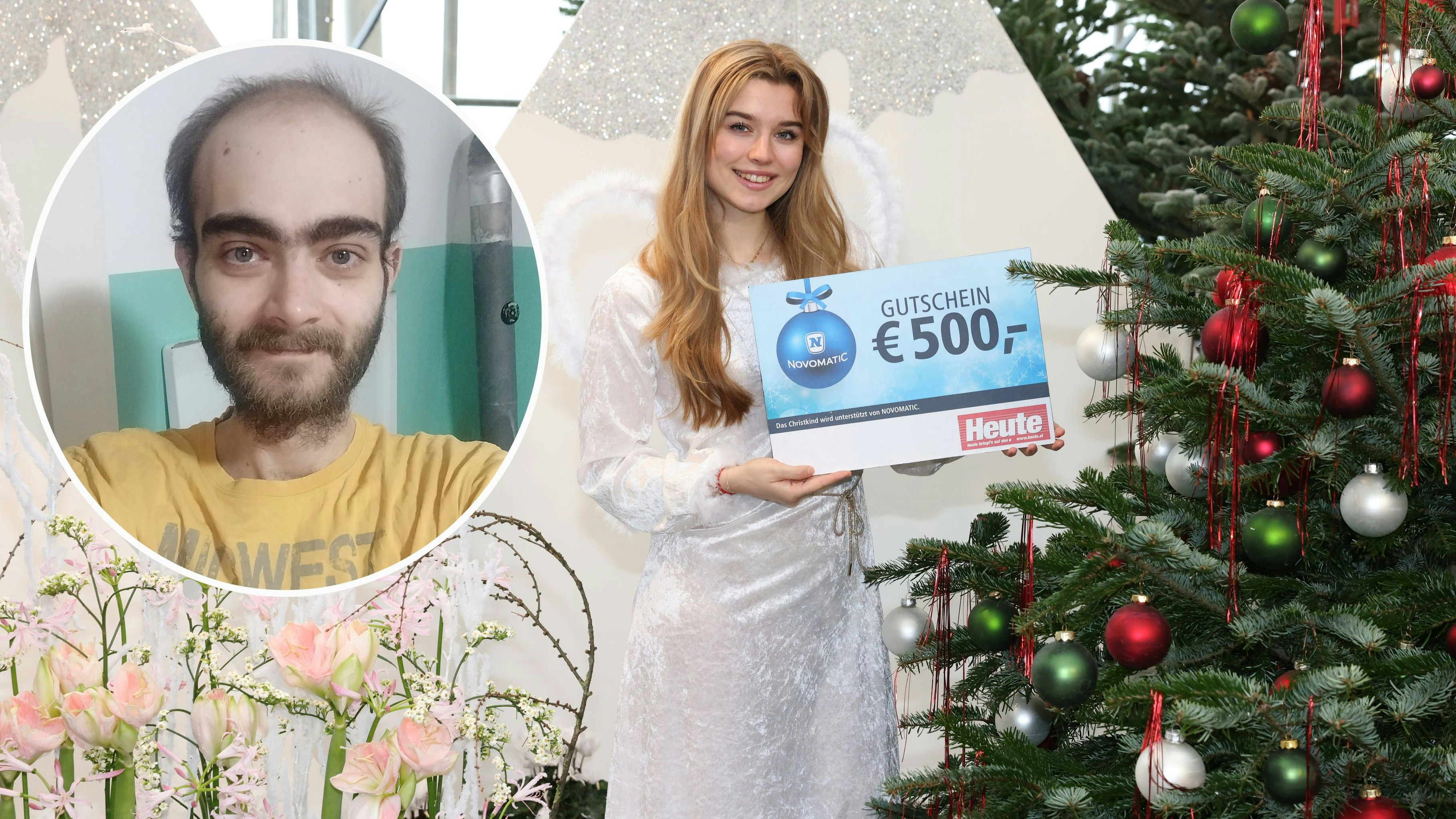 Heute.at - Christkind heizt alleinerziehendem Papa Peter (30) ein