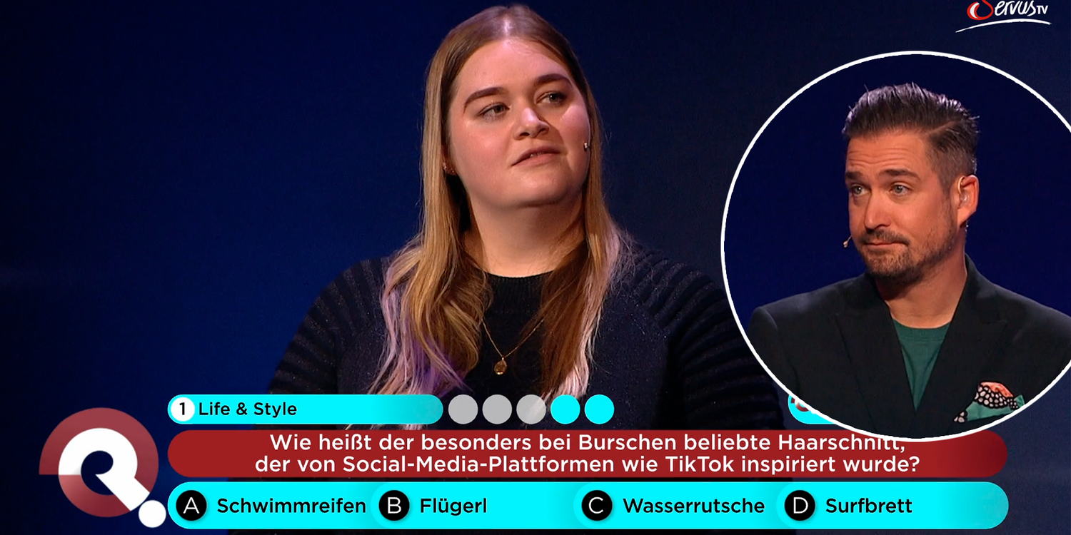 Iris flog beim Spicken auf. 