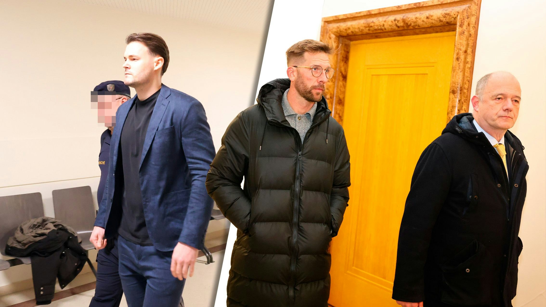 Beide vor Gericht aus Gründen, die verschiedener nicht sein könnten: Stefan Stangl (l.) und Guido Bugstaller (r.)