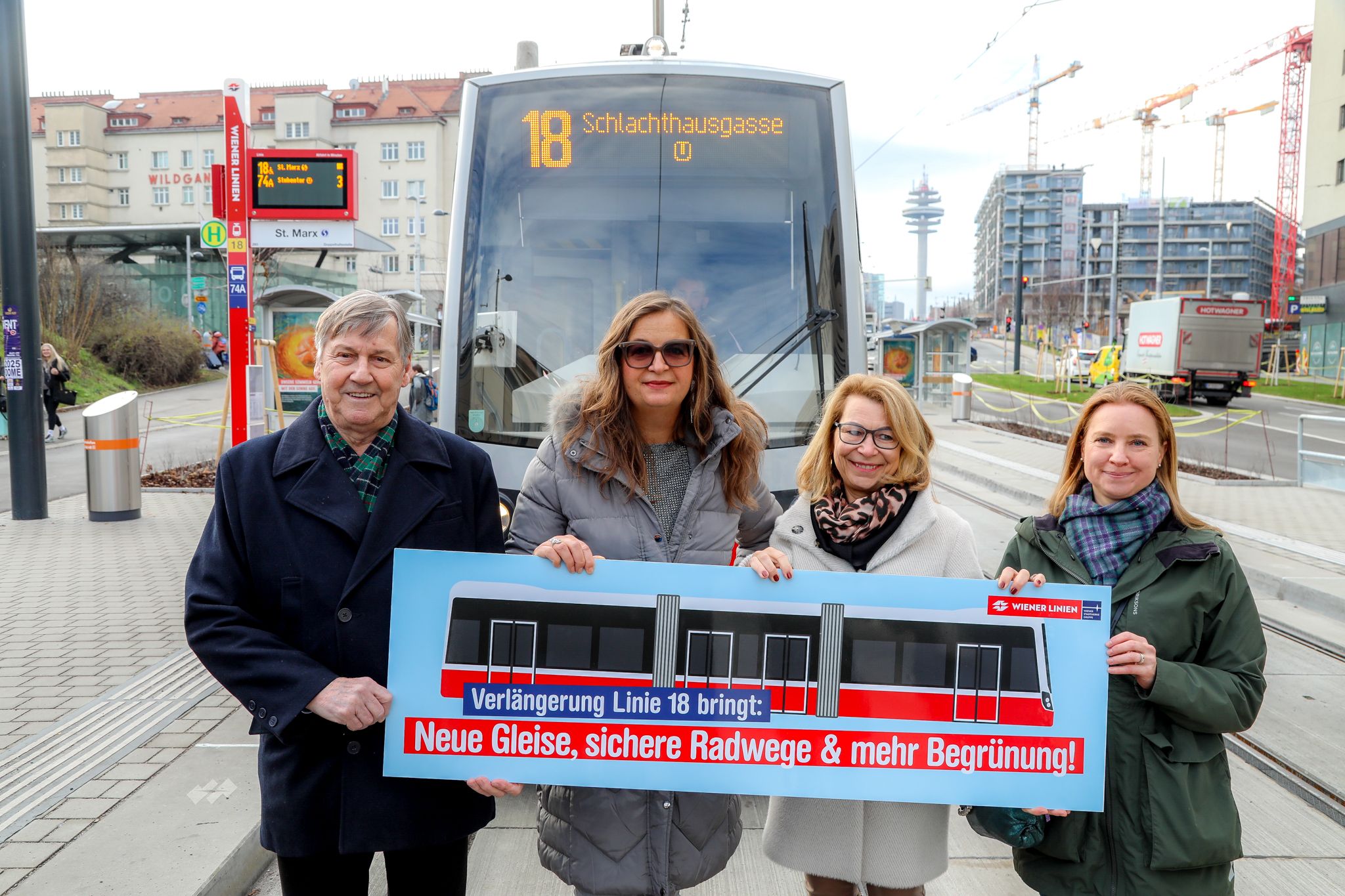 Heute.at - Endlich – Linie 18 fährt wieder bis Schlachthausgasse