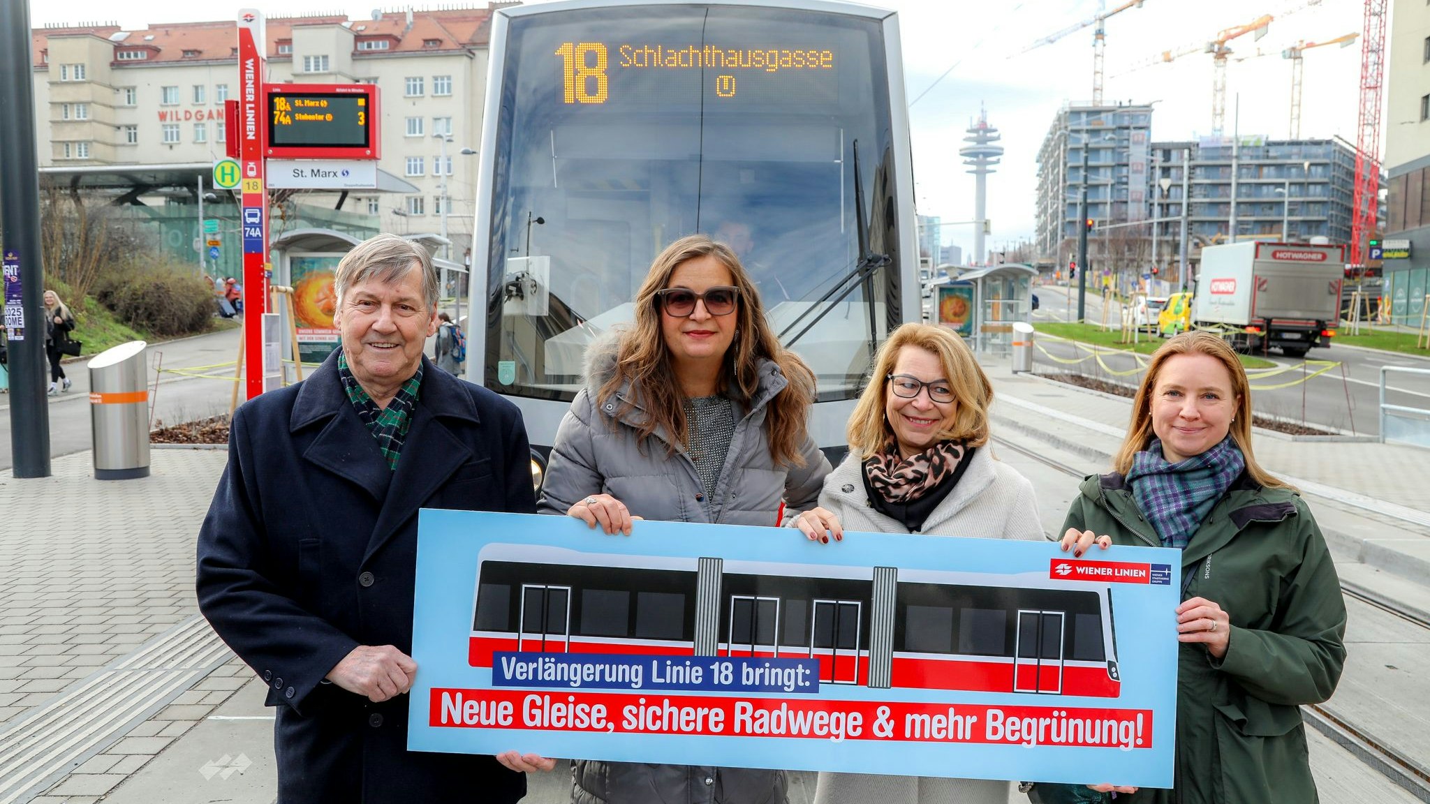Heute.at - Endlich – Linie 18 fährt wieder bis Schlachthausgasse
