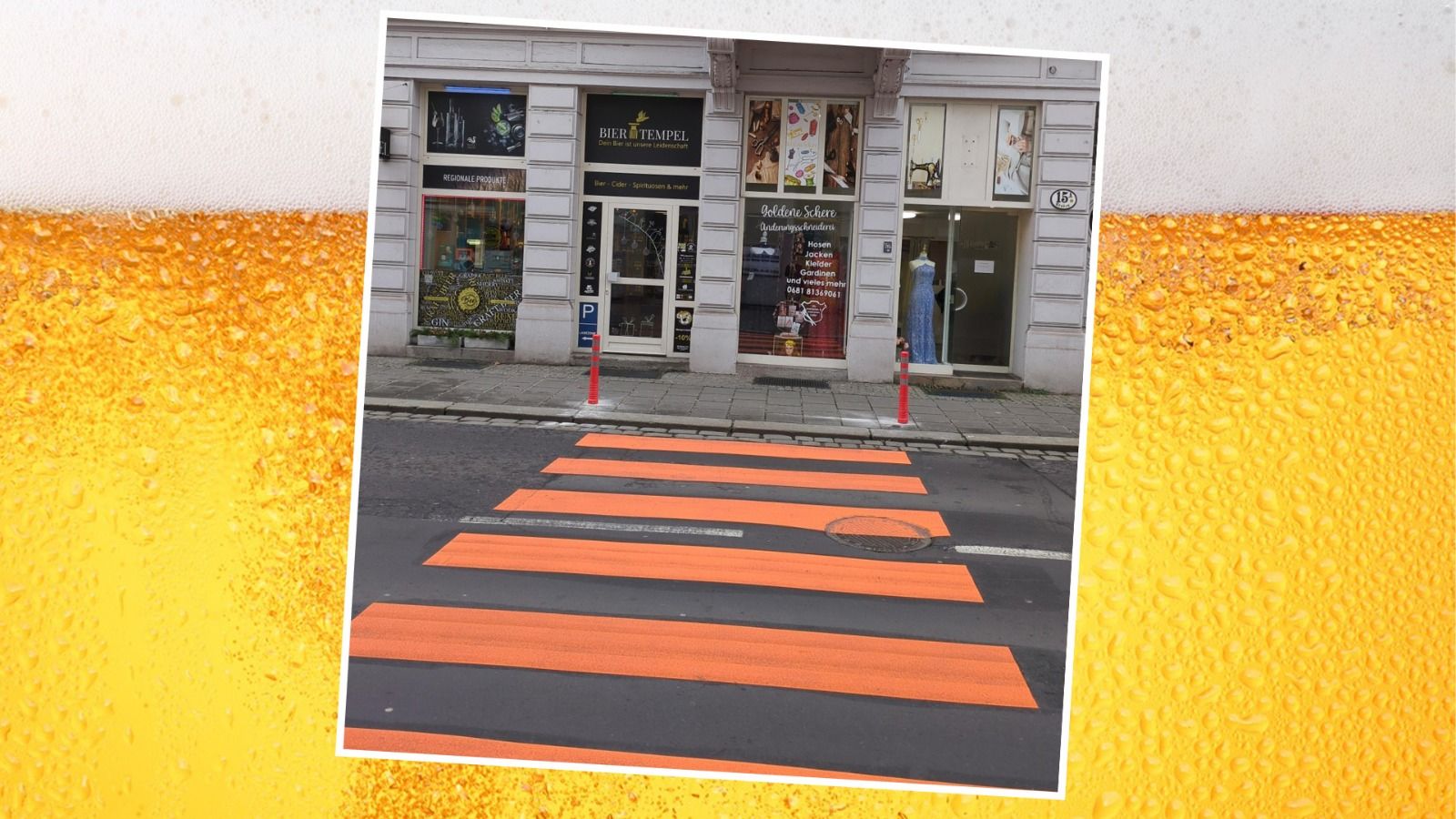 Dieser neue Zebrastreifen führt direkt zum 