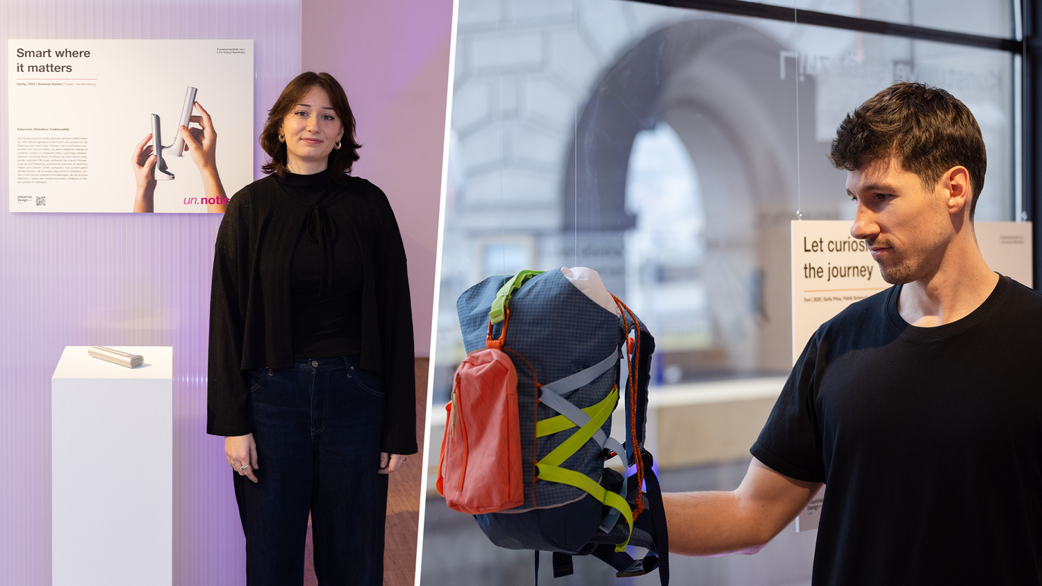 Susanna Humer und Patrick Schmuck stellten ihre Kreationen im splace vor.